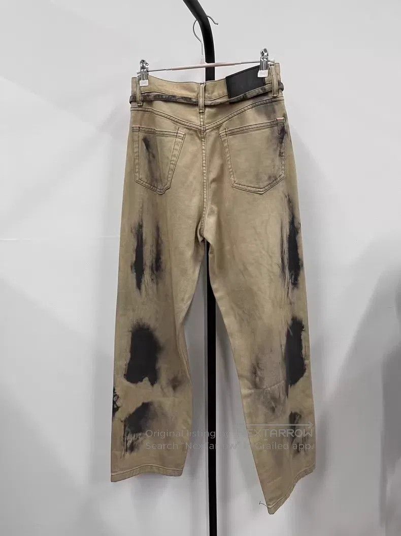 Acne Studios Acne Studios Dirty Wash Distressed Loose Straight Leg Jean Size US 32 / EU 48 - 2 Thumbnail