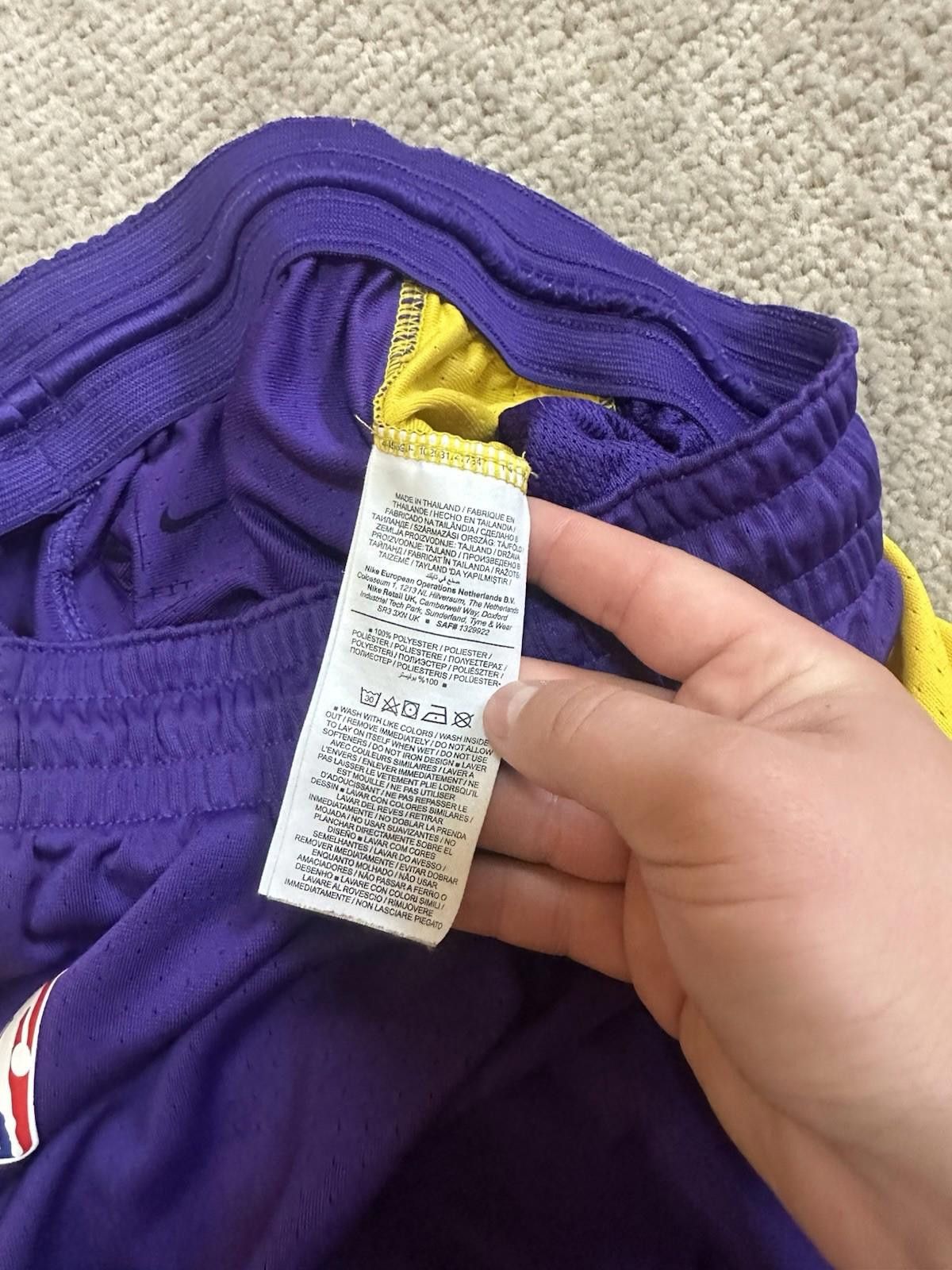 Nike Nike LA Lakers NBA Dri-Fit Basketball Shorts Size M Size US 32 / EU 48 - 5 Thumbnail