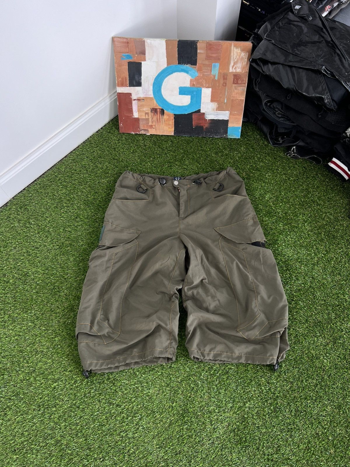 Japanese Brand Cyberdog London Y2K Rave Techno Party Shorts Size US 30 / EU 46 - 1 Thumbnail
