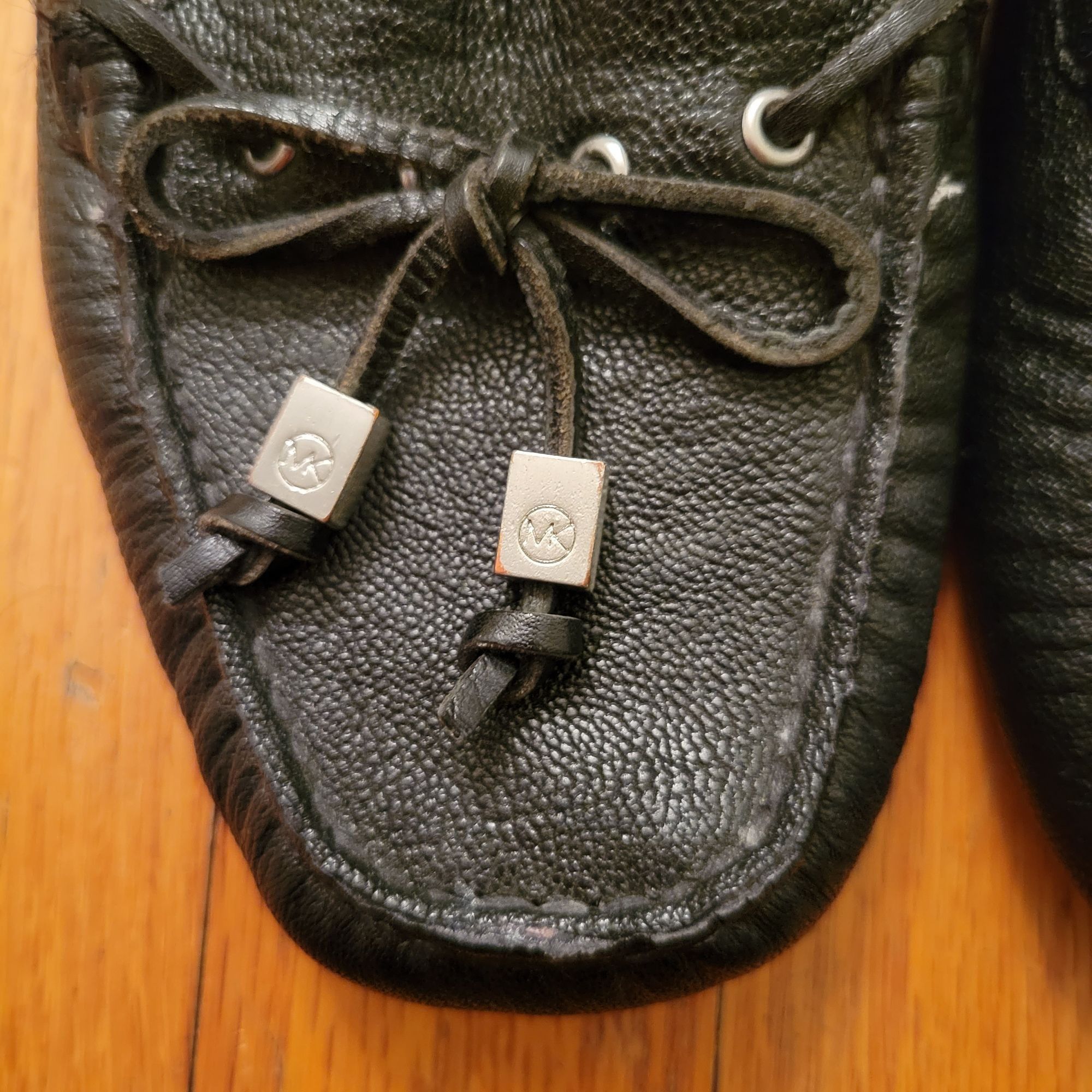 Michael Kors Michael Kors Black Leather Loafers Driving 8.5M Boat Shoes M Size US 8.5 / IT 38.5 - 8 Thumbnail