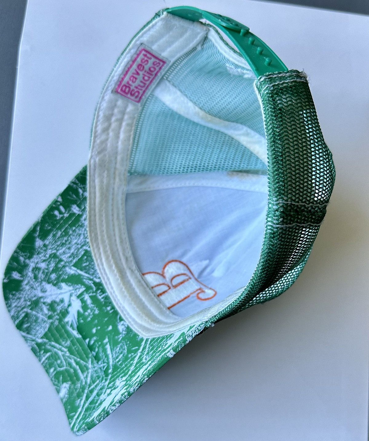 Bravest Studios Bravest green camo trucker Size ONE SIZE - 3 Thumbnail