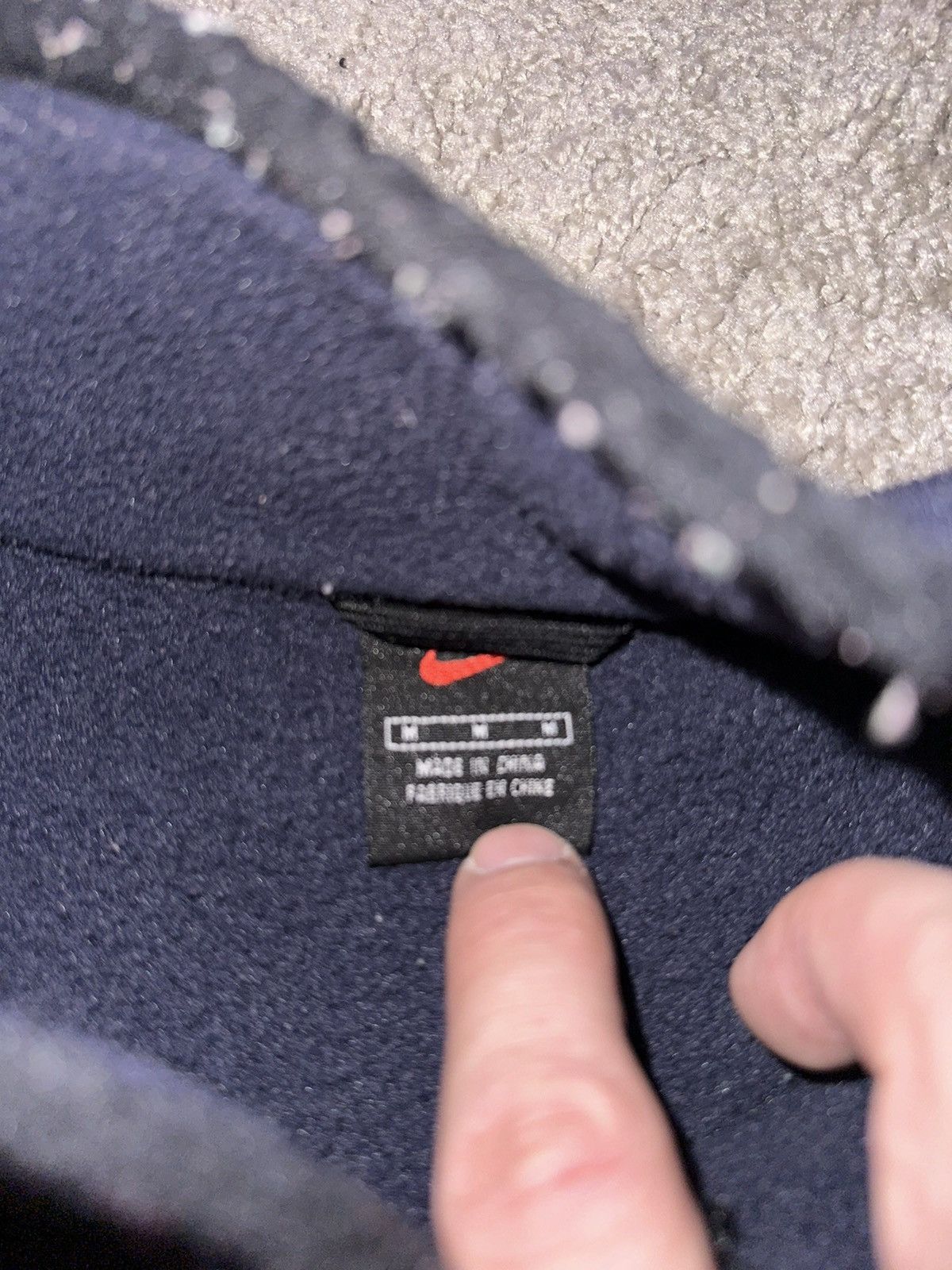 Nike × Vintage Vintage Y2K Nike Fleece Full Zip Sweatshirt Size US M / EU 48-50 / 2 - 5 Thumbnail