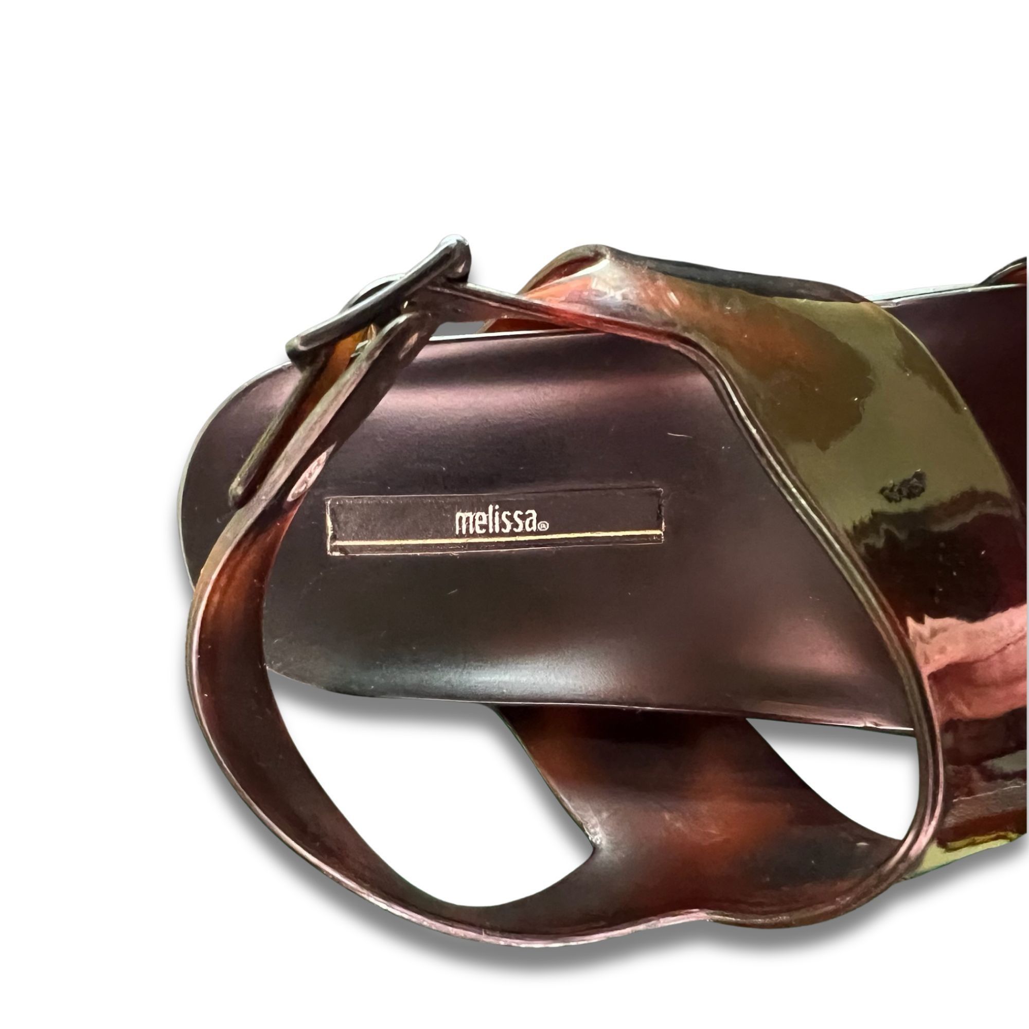 Melissa Melissa Cosmic Platform Sandals With Tortoise Shell Pattern Size US 8 / IT 38 - 6 Thumbnail
