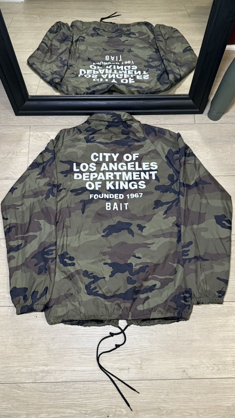 Bait Vintage / Y2K BAIT Department Coach Camo Jacket Size US L / EU 52-54 / 3 - 1 Thumbnail