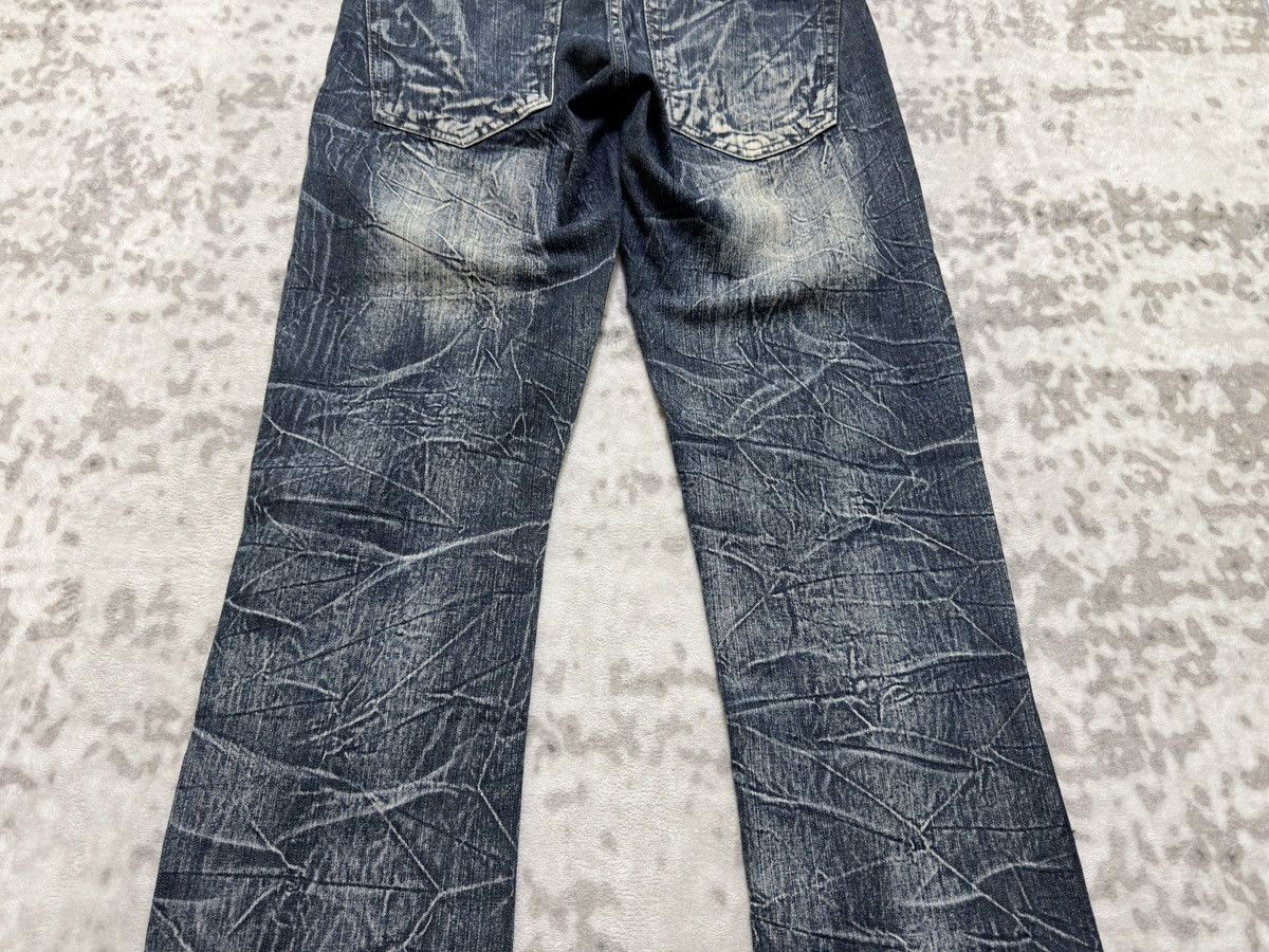 Hysteric Glamour Vintage Exit Lightning Wash Straight Y2K Poem Denim Jeans Size US 29 - 12 Thumbnail