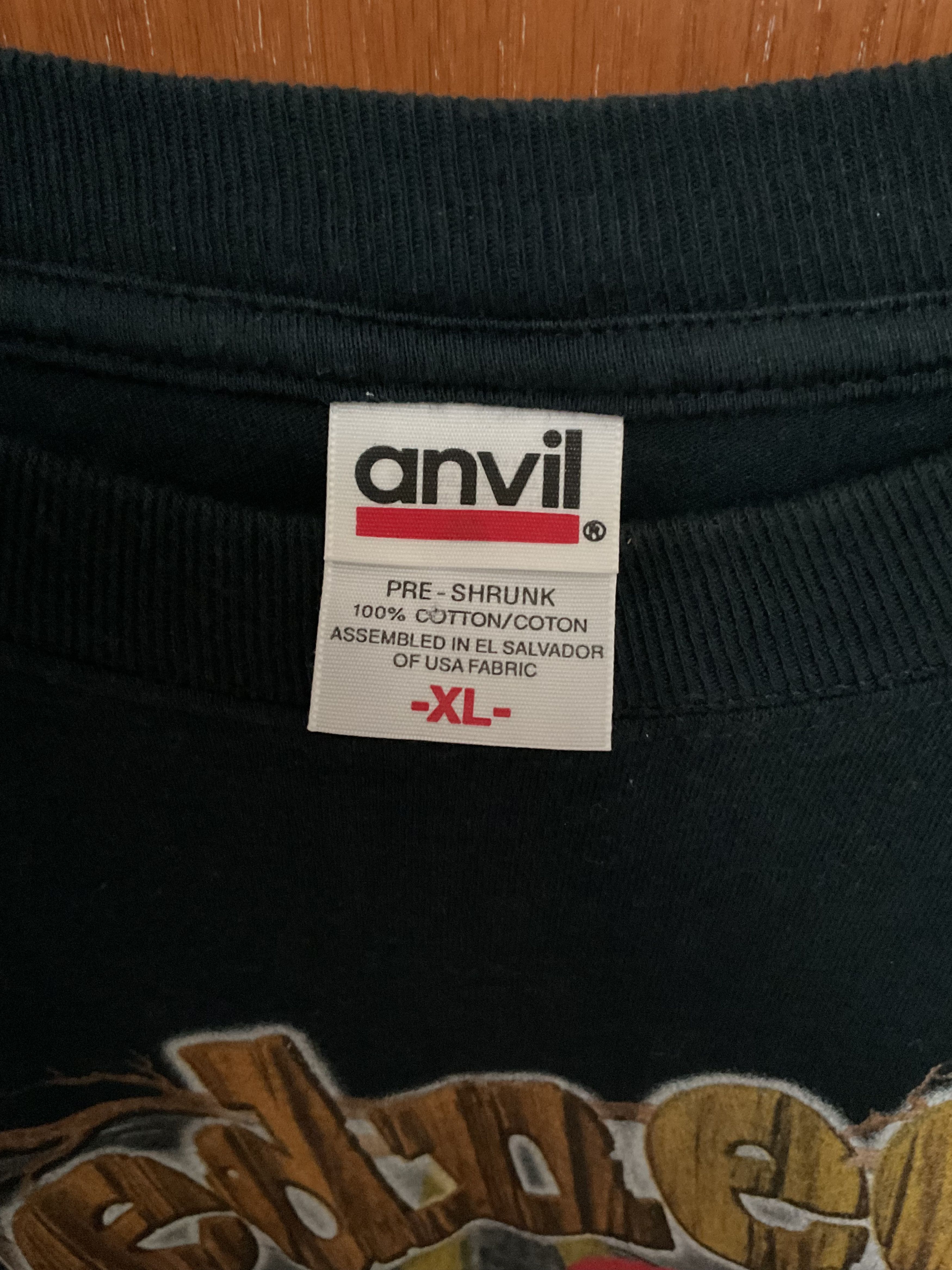 Anvil × Vintage Y2K Red Neck Cafe Tshirt Size US XL / EU 56 / 4 - 2 Thumbnail