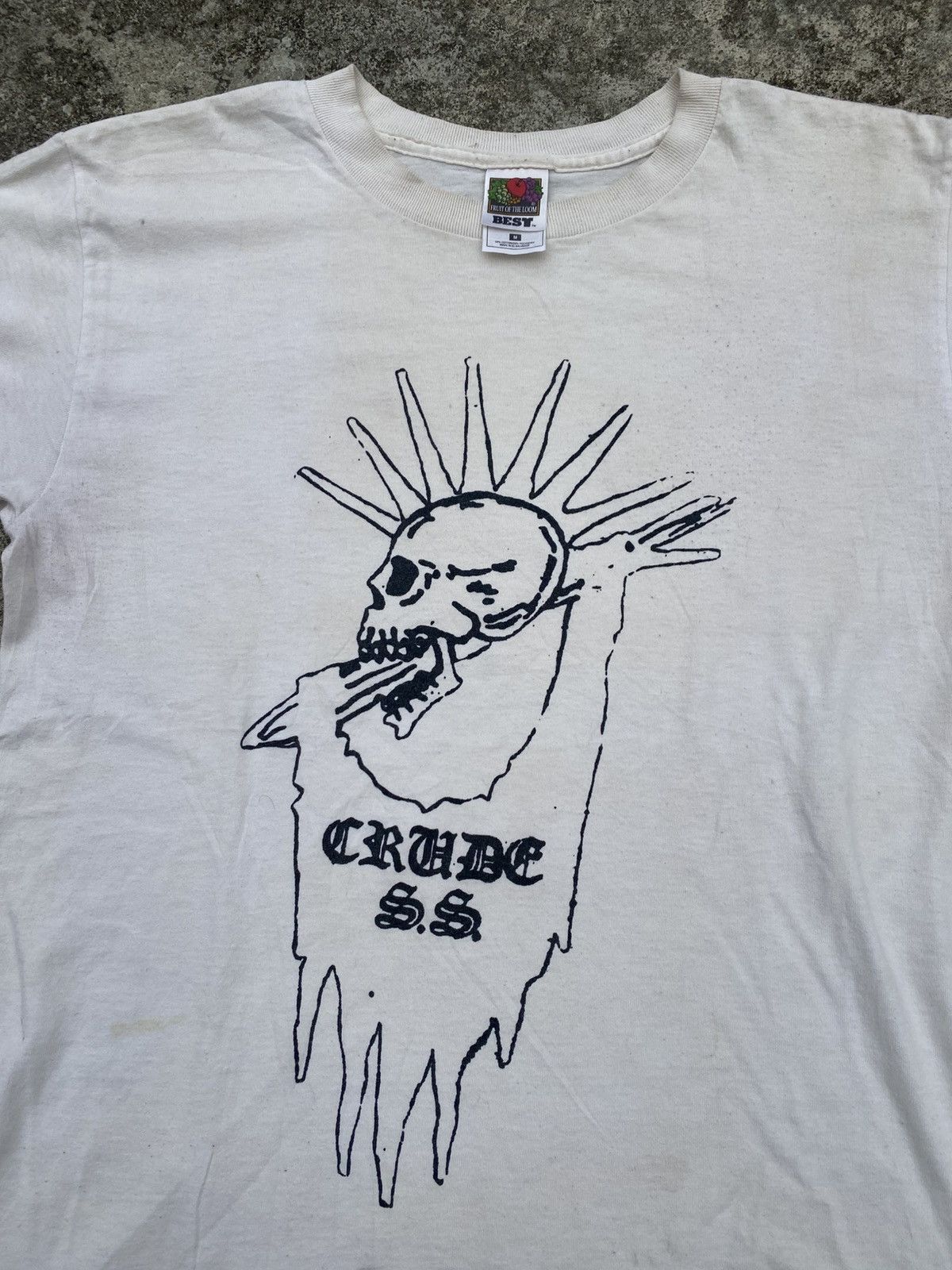 Vintage Vintage 90s Crude SS Crustpunk Rare Size US M / EU 48-50 / 2 - 2 Thumbnail