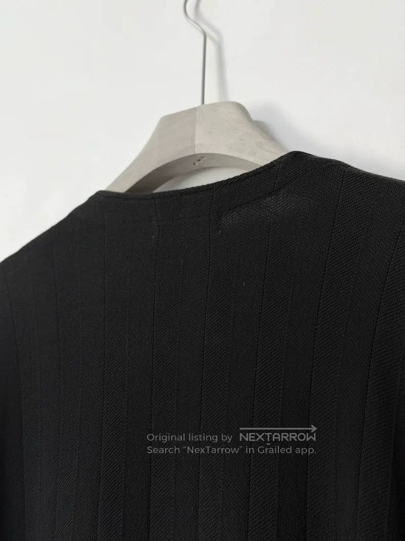 Yohji Yamamoto Yohji Yamamoto Collarless striped trench coat| Size US L / EU 52-54 / 3 - 5 Thumbnail