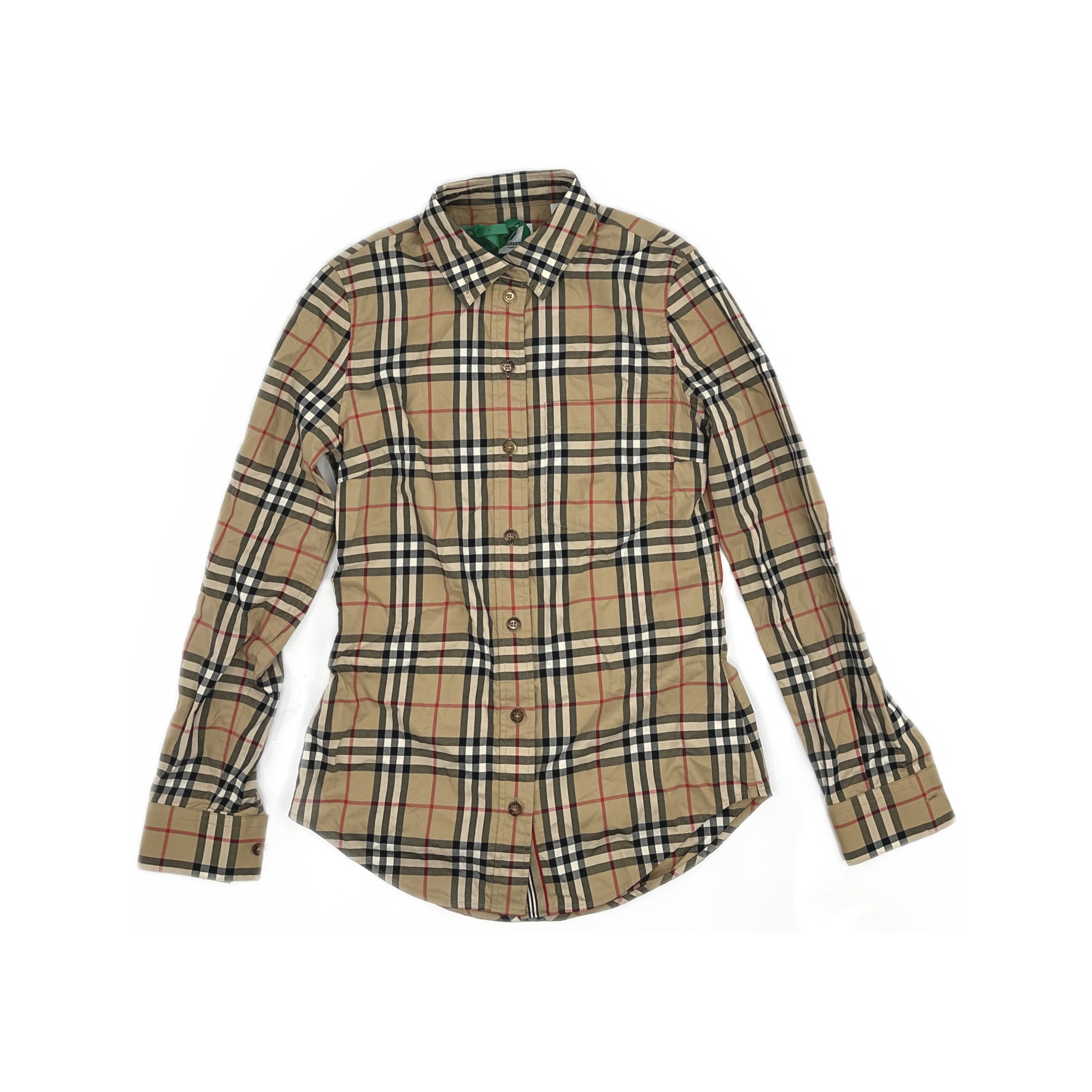 Burberry Burberry Classic Check Button Up Shirt Size US 2 Size XS / US 0-2 / IT 36-38 - 1 Thumbnail