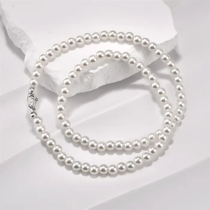 Jewelry 8mm Natural Freshwater Pearl Chokers Necklace Size ONE SIZE - 2 Thumbnail