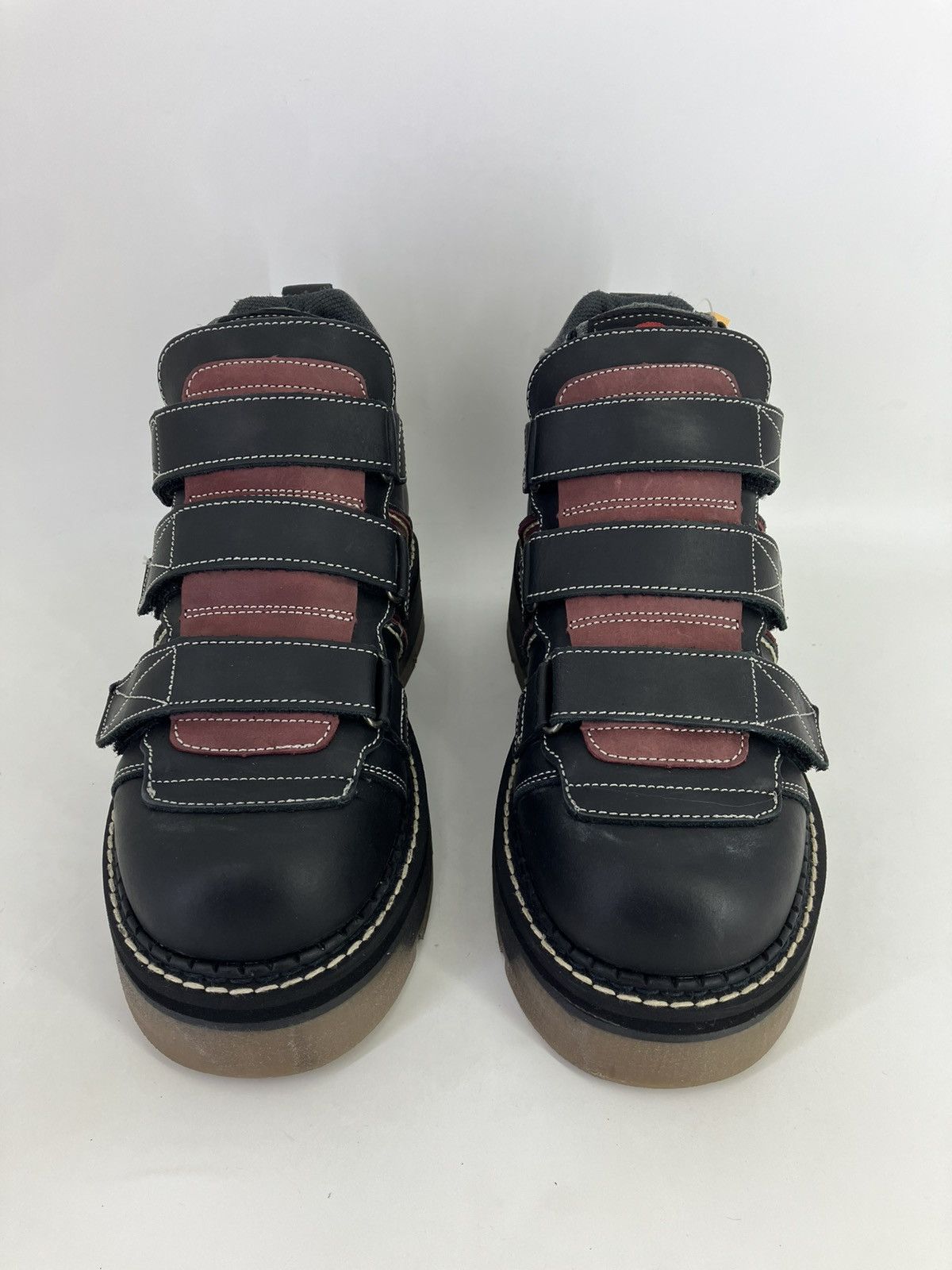 Vintage T34 Nifty genuine leather chunky platform 90s00s man/woman Size US 7 / EU 40 - 3 Thumbnail