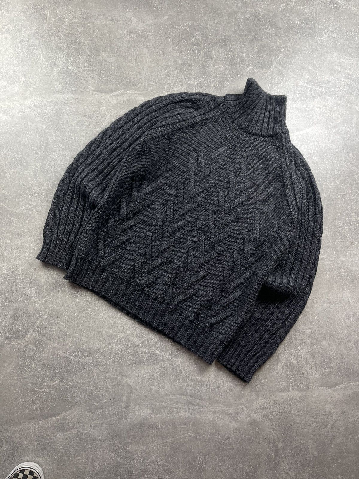 Corneliani Trend Corneliani Knit Turtleneck Sweater Wool Mohair Blend Size US L / EU 52-54 / 3 - 1 Thumbnail