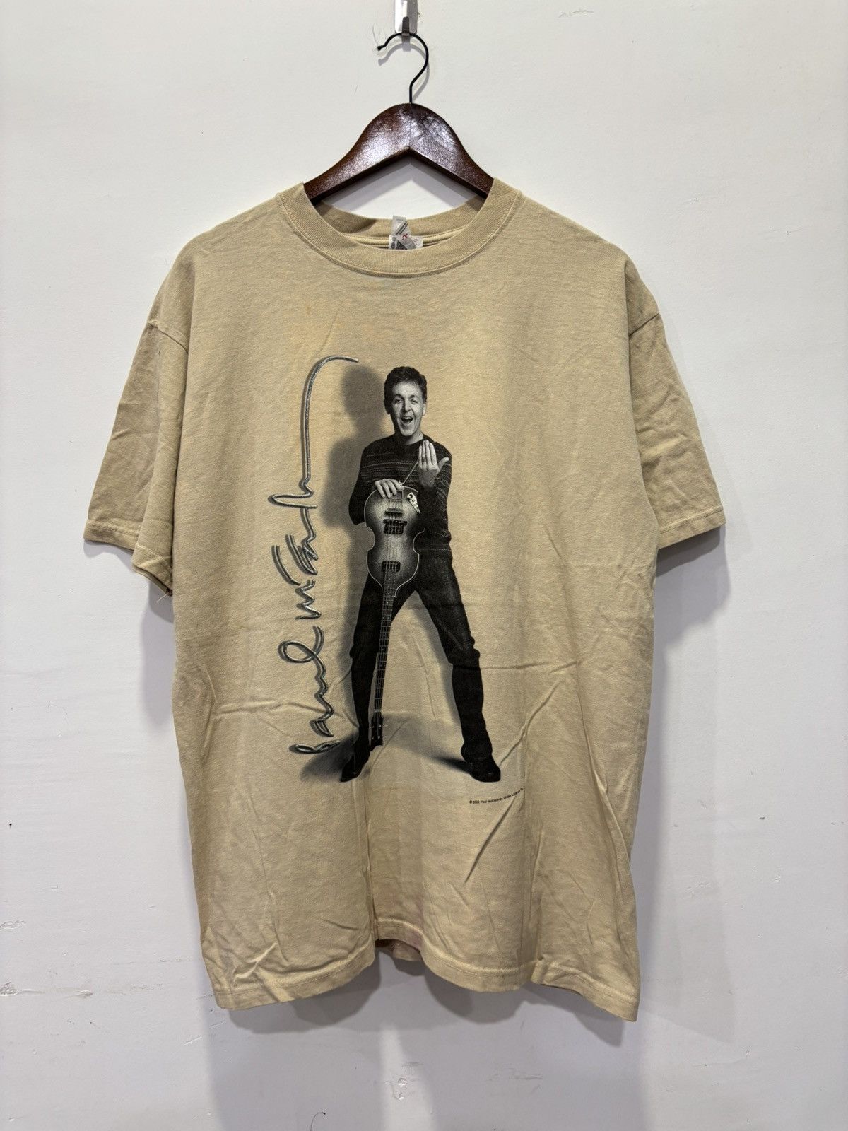 Band Tees × Vintage Vintage Paul McCartney Tshirt Size US L / EU 52-54 / 3 - 1 Thumbnail