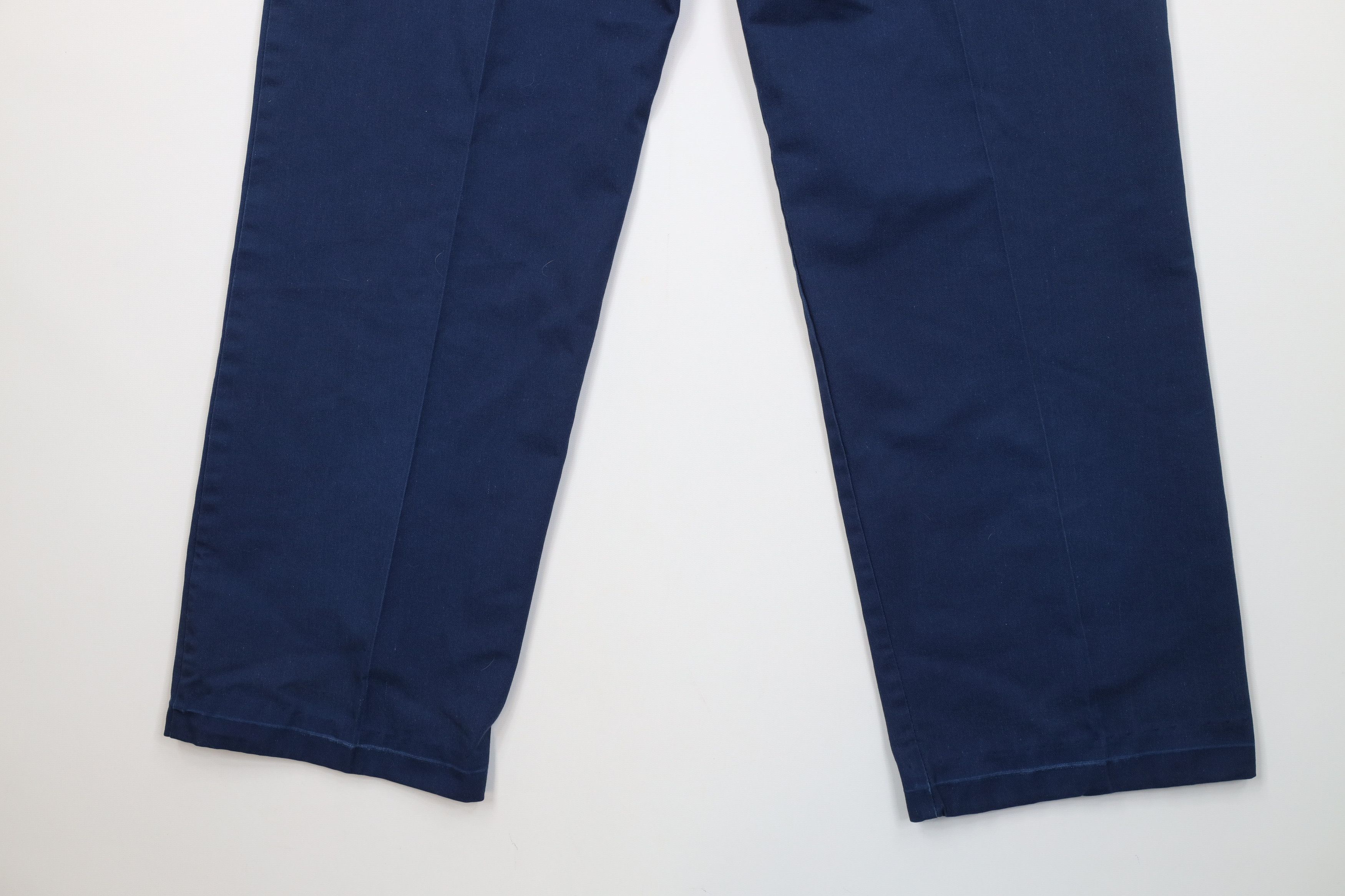 Vintage Vintage 70s Streetwear Wide Leg Pants Workwear Blue USA Size US 36 / EU 52 - 12 Thumbnail