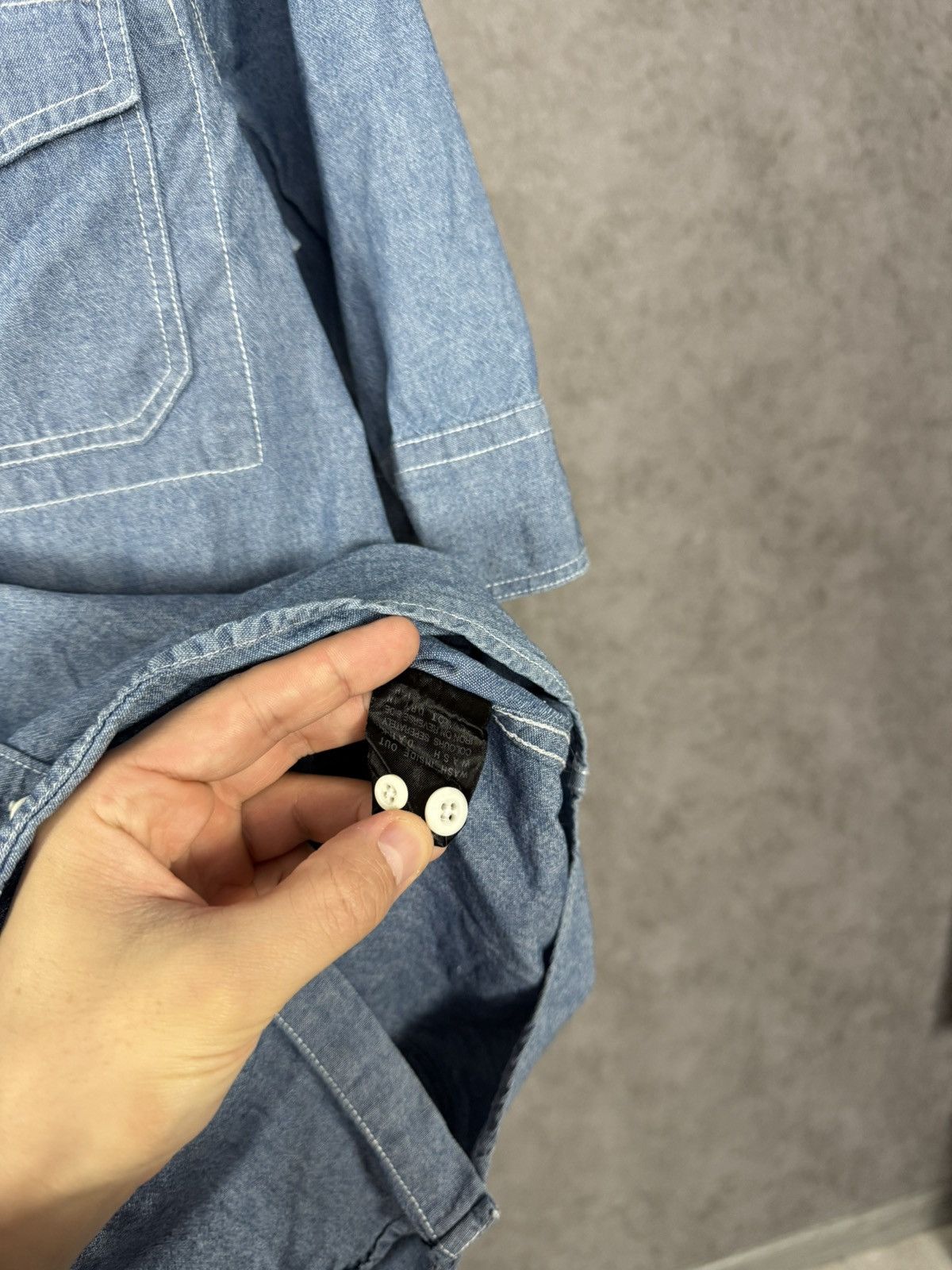 Allsaints × Designer × Vintage Allsaints vintage designer shirt Size US L / EU 52-54 / 3 - 6 Thumbnail
