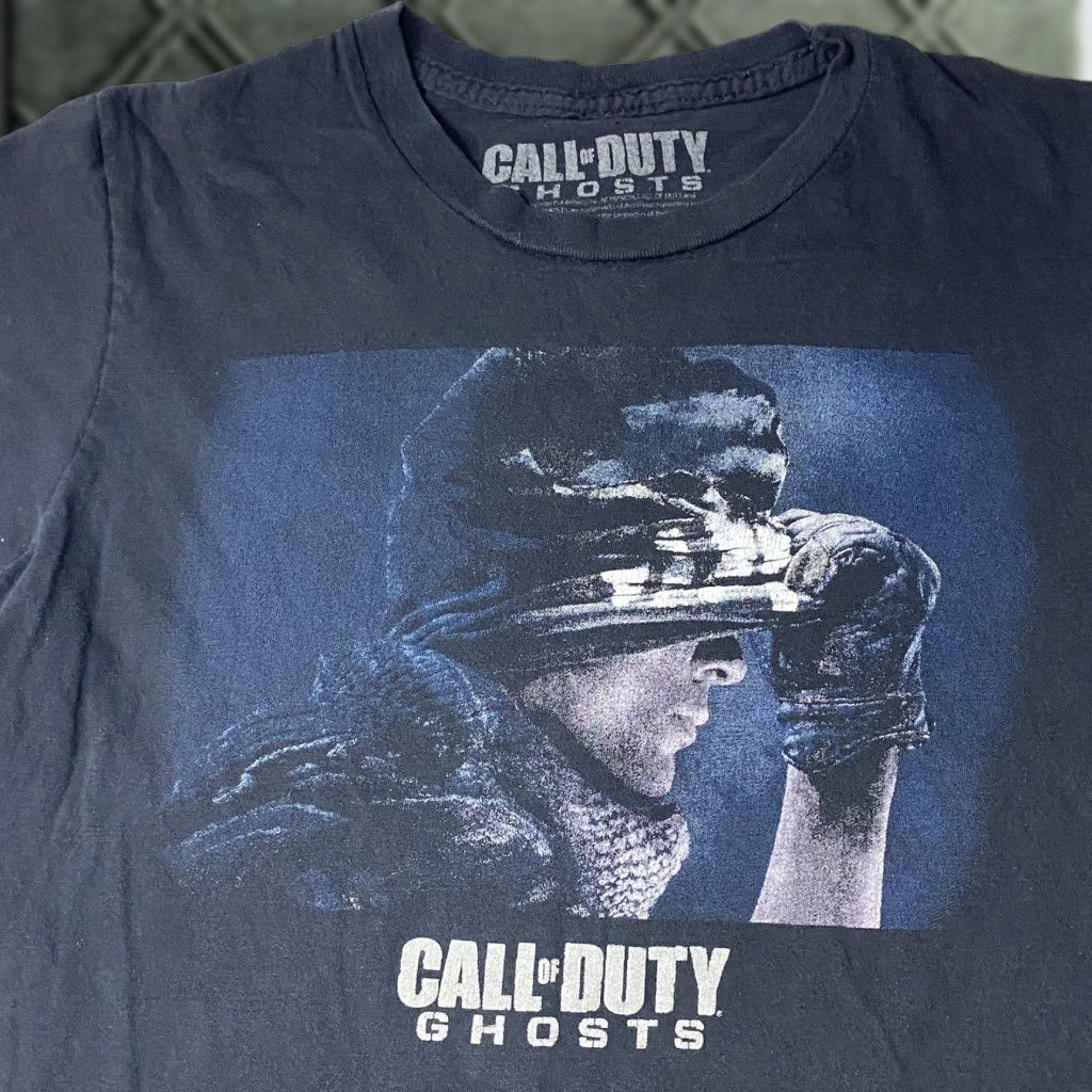 Vintage VINTAGE Call of Duty Ghosts T Shirt Small 2013 S Black Logo Mens Short Sleeve Crew Neck Gaming Shirts Re-Sale Modern Vintage Gamer COD Ghosts Shirts Size US S / EU 44-46 / 1 - 1 Thumbnail