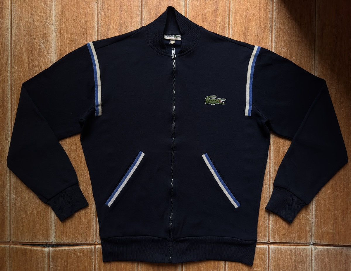 RARE to find vintage 70’s Lacoste blue with stripes