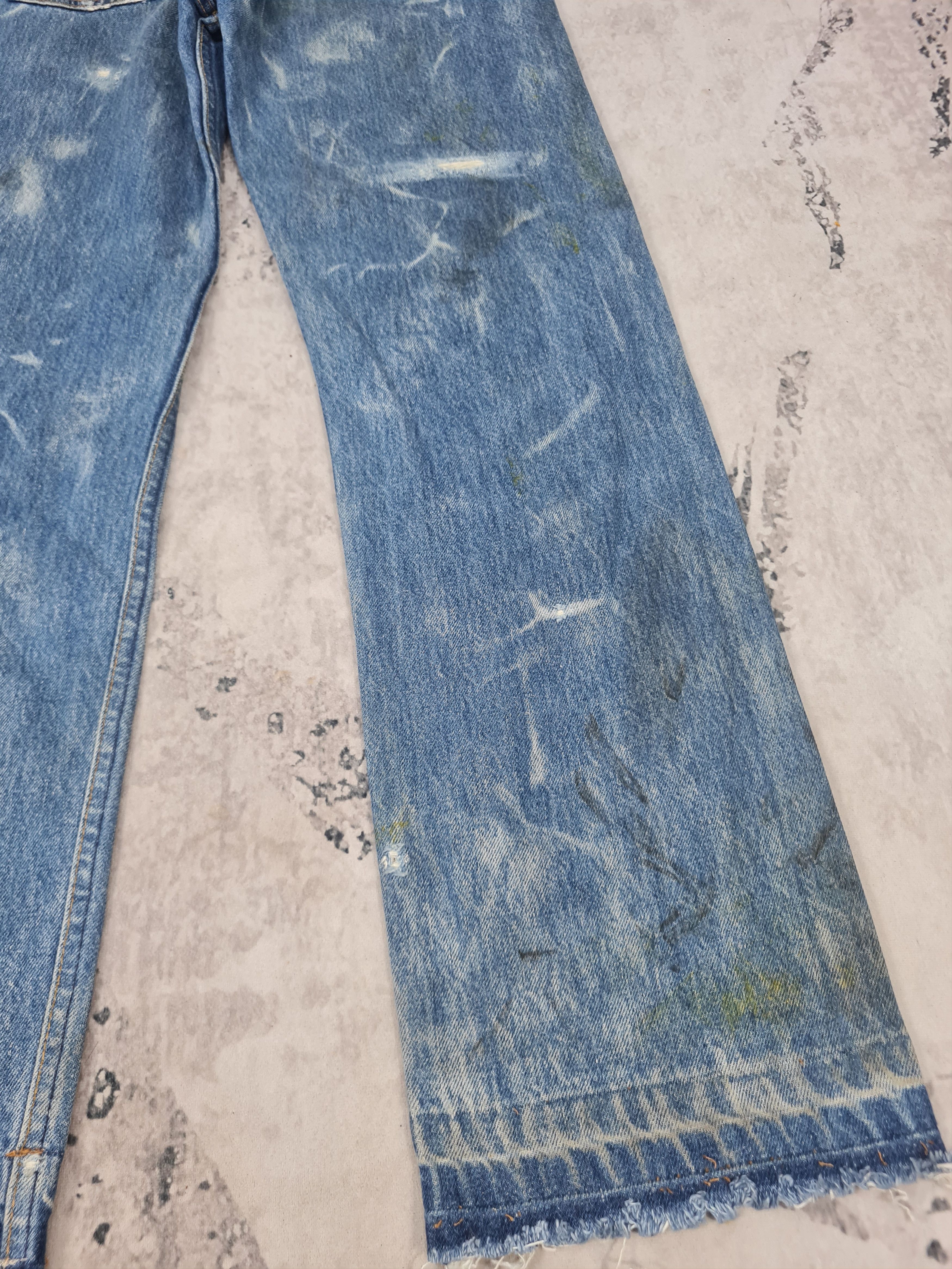 Levi's Vintage Clothing Vtg 90's LEVIS 501 Bleach Design Rust Jeans L0403 Size 30X31 Size US 30 / EU 46 - 10 Thumbnail