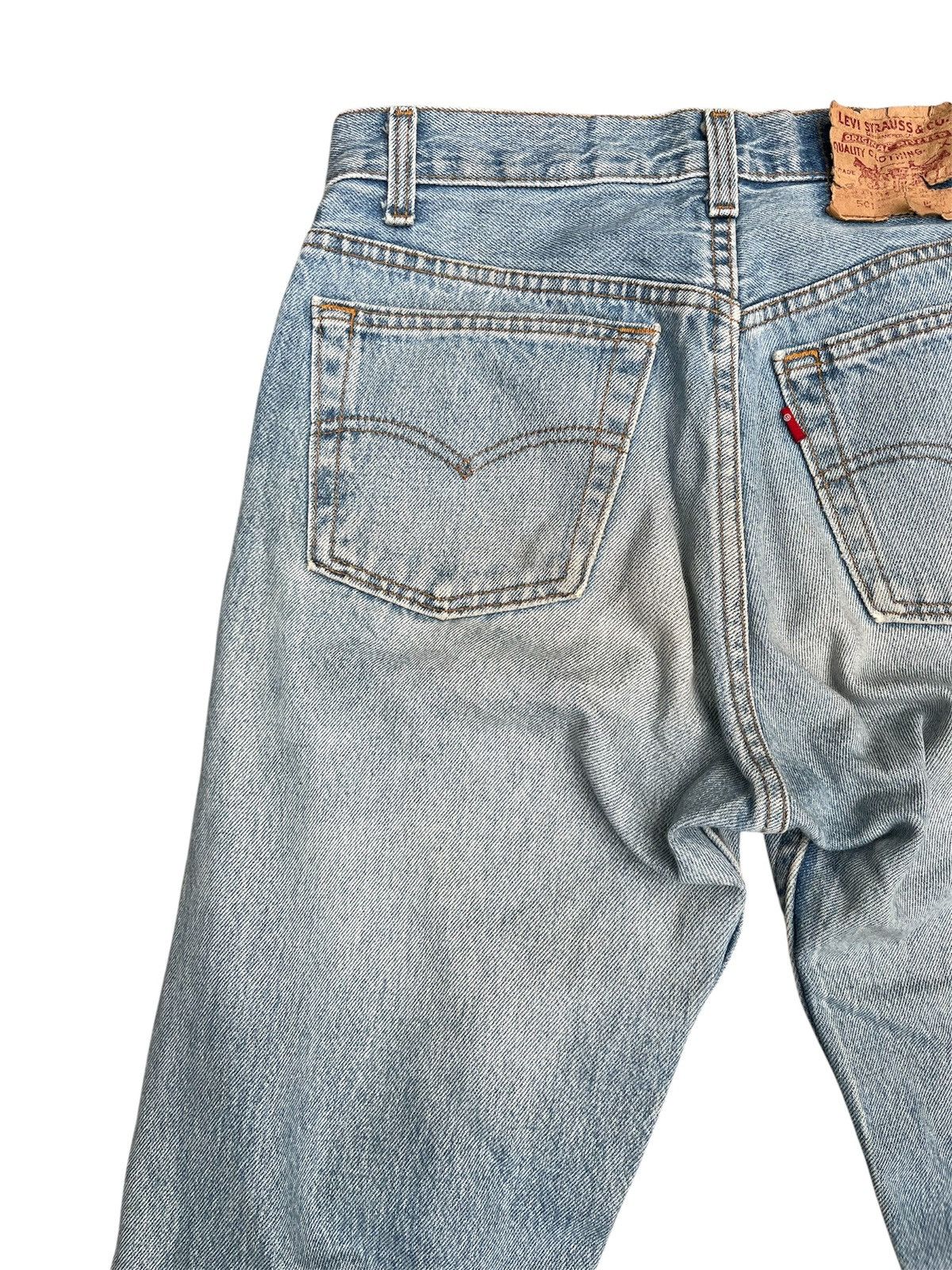 Levi's Vintage Clothing Vintage 90s Levis 501 USA Perfect Sun Faded Jeans Size US 30 / EU 46 - 10 Thumbnail