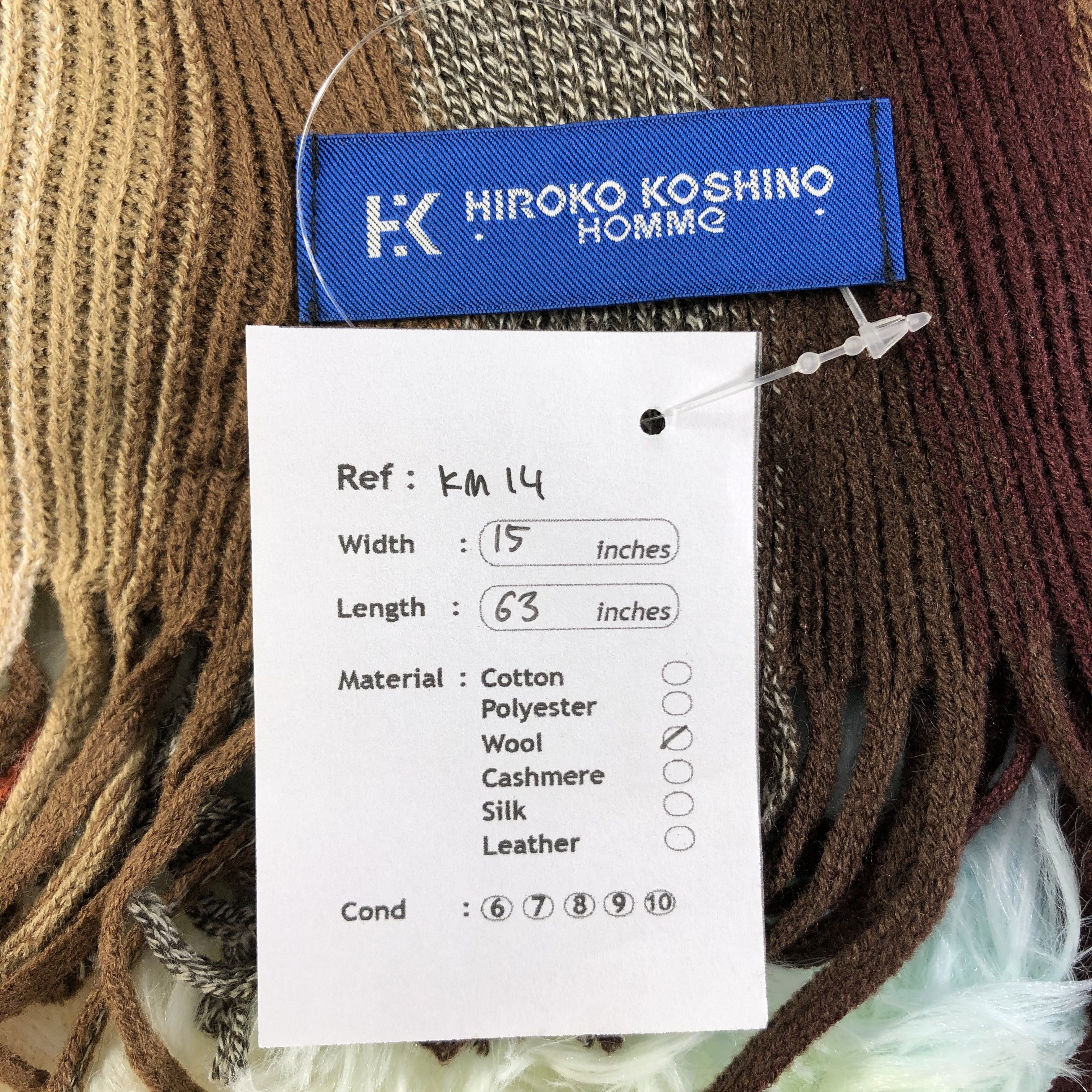 Hiroko Koshino Homme Hiroko Koshino Homme Scarf / Muffler / Neckwear - KM14 Size ONE SIZE - 6 Thumbnail