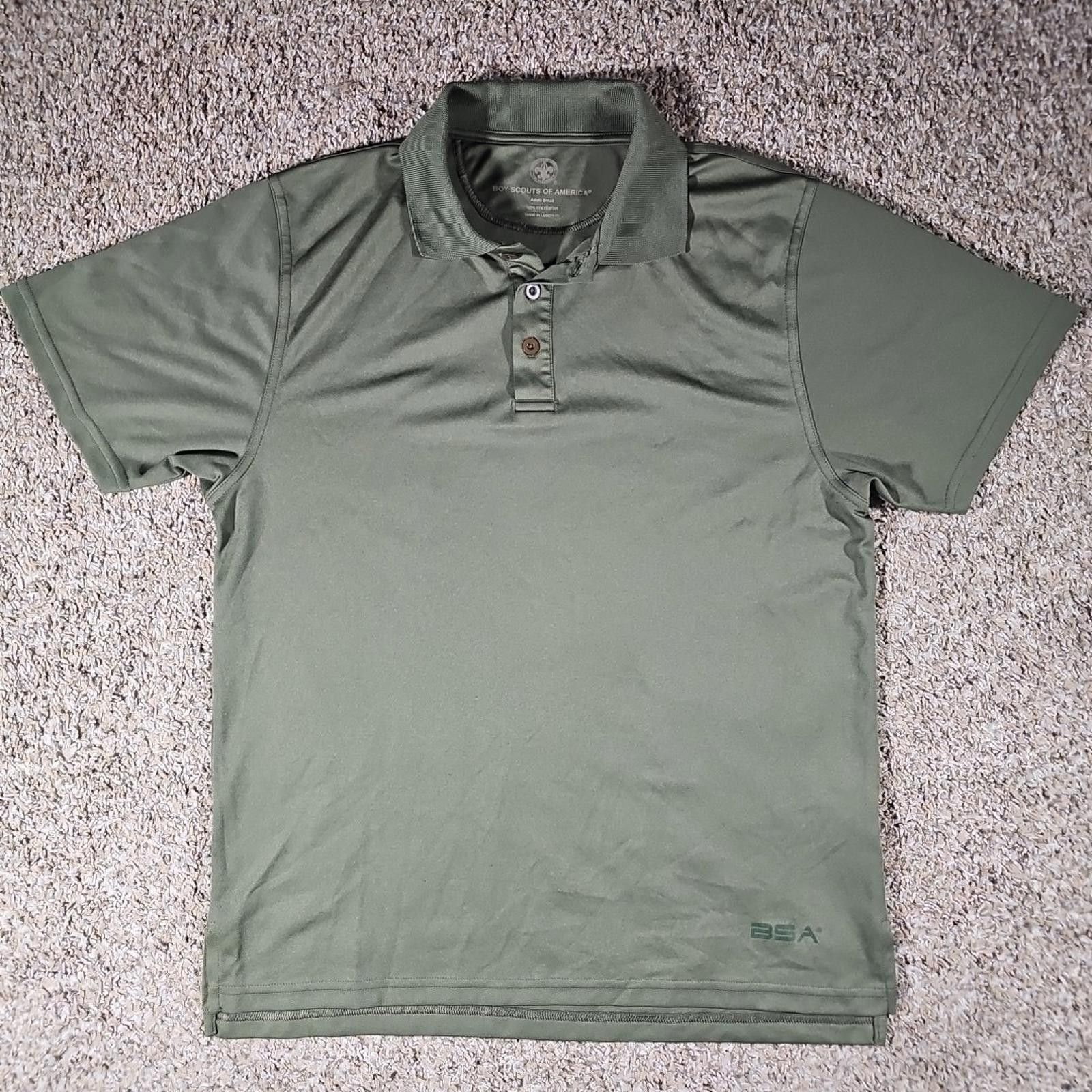 Other BSA Boy Scouts Of America S Green Polo Shirt Size ONE SIZE - 1 Thumbnail