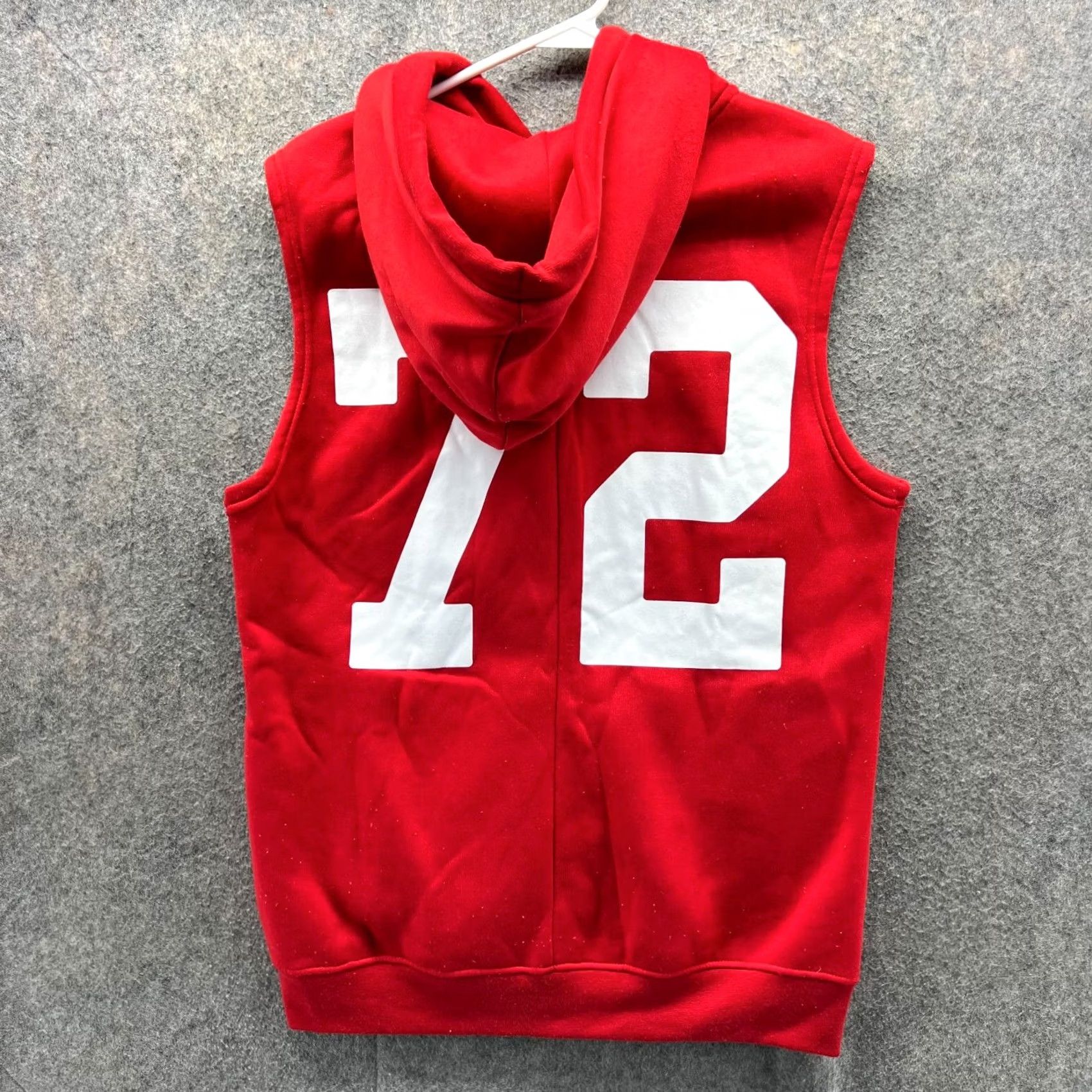 Vintage VINTAGE Ecko Untld Hoodie Mens M Red Full Zip Sleeveless Fleece Y2K Jacket Sweat Size US M / EU 48-50 / 2 - 2 Thumbnail