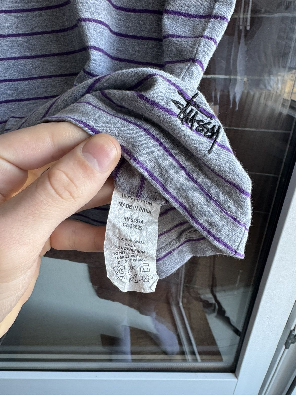 Stussy Vintage Stussy Striped T-shirt Size US M / EU 48-50 / 2 - 6 Thumbnail