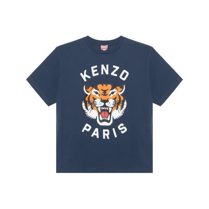 Kenzo Kenzo SS24 Tiger Logo Graphic Tee -2507 Size US L / EU 52-54 / 3 - 1 Thumbnail
