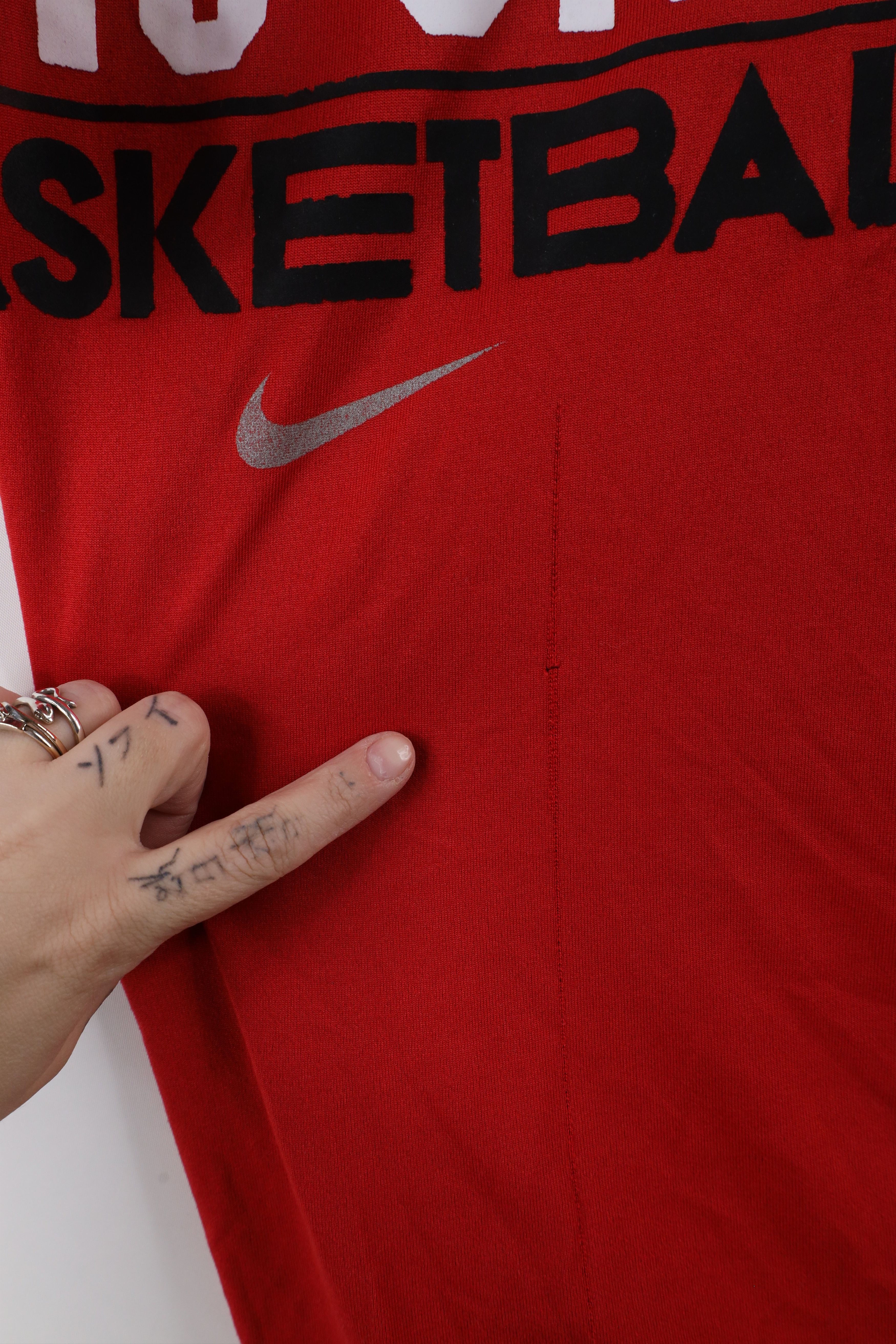 Nike × Vintage Nike Spell Out Ohio State University Basketball T-Shirt Size US M / EU 48-50 / 2 - 6 Thumbnail