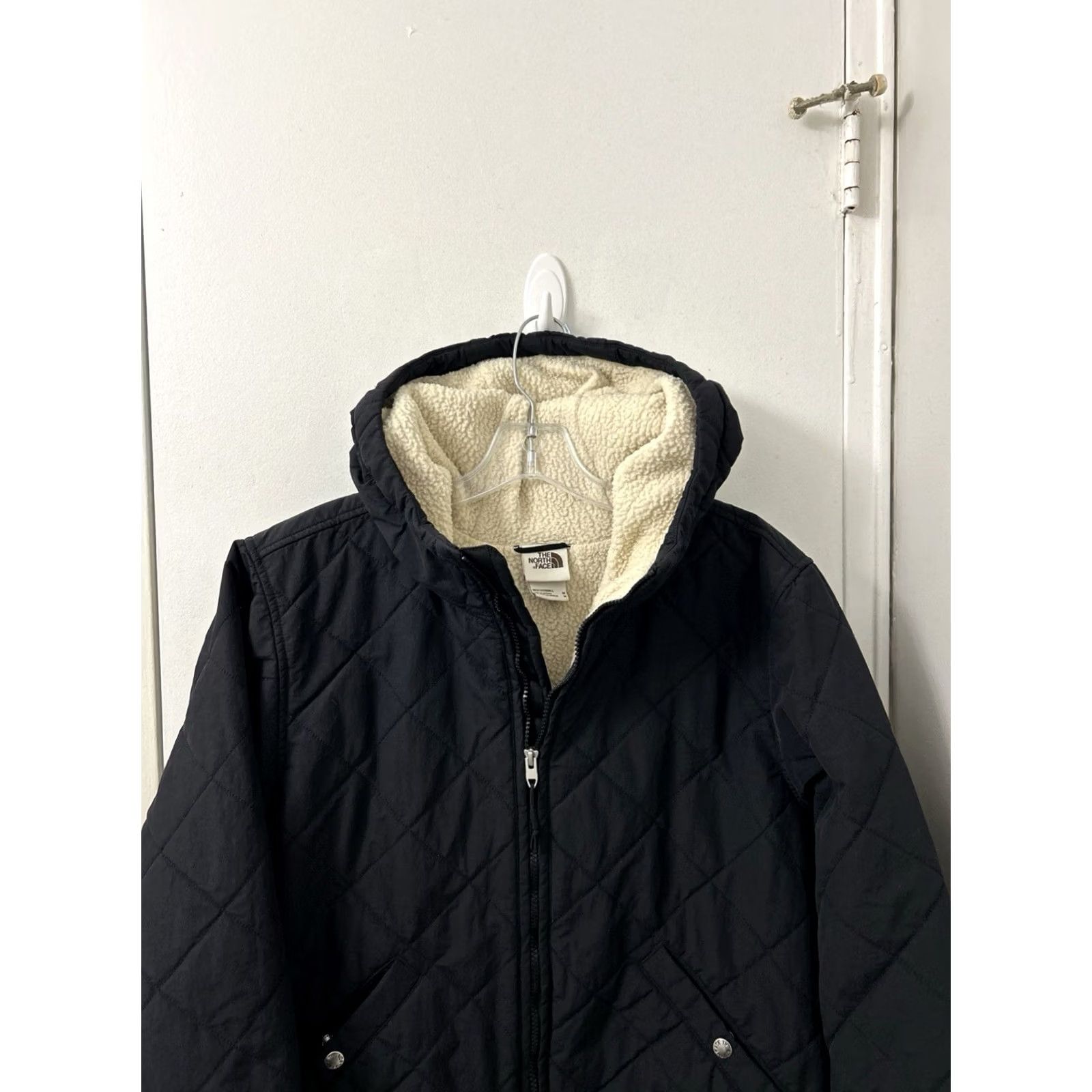The North Face The North Face Cuchillo Jacket Mens M Black Sherpa Lined Quilted Insulated Full Zip Bomber Jacket Size US M / EU 48-50 / 2 - 2 Thumbnail