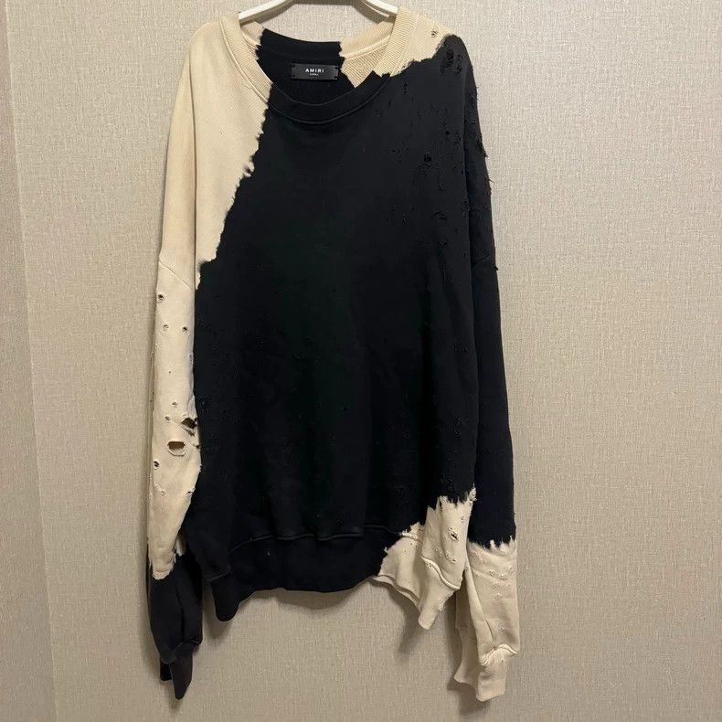 Amiri Amiri dual-tone gradient rendering shotgun sweater Size US XS / EU 42 / 0 - 1 Thumbnail