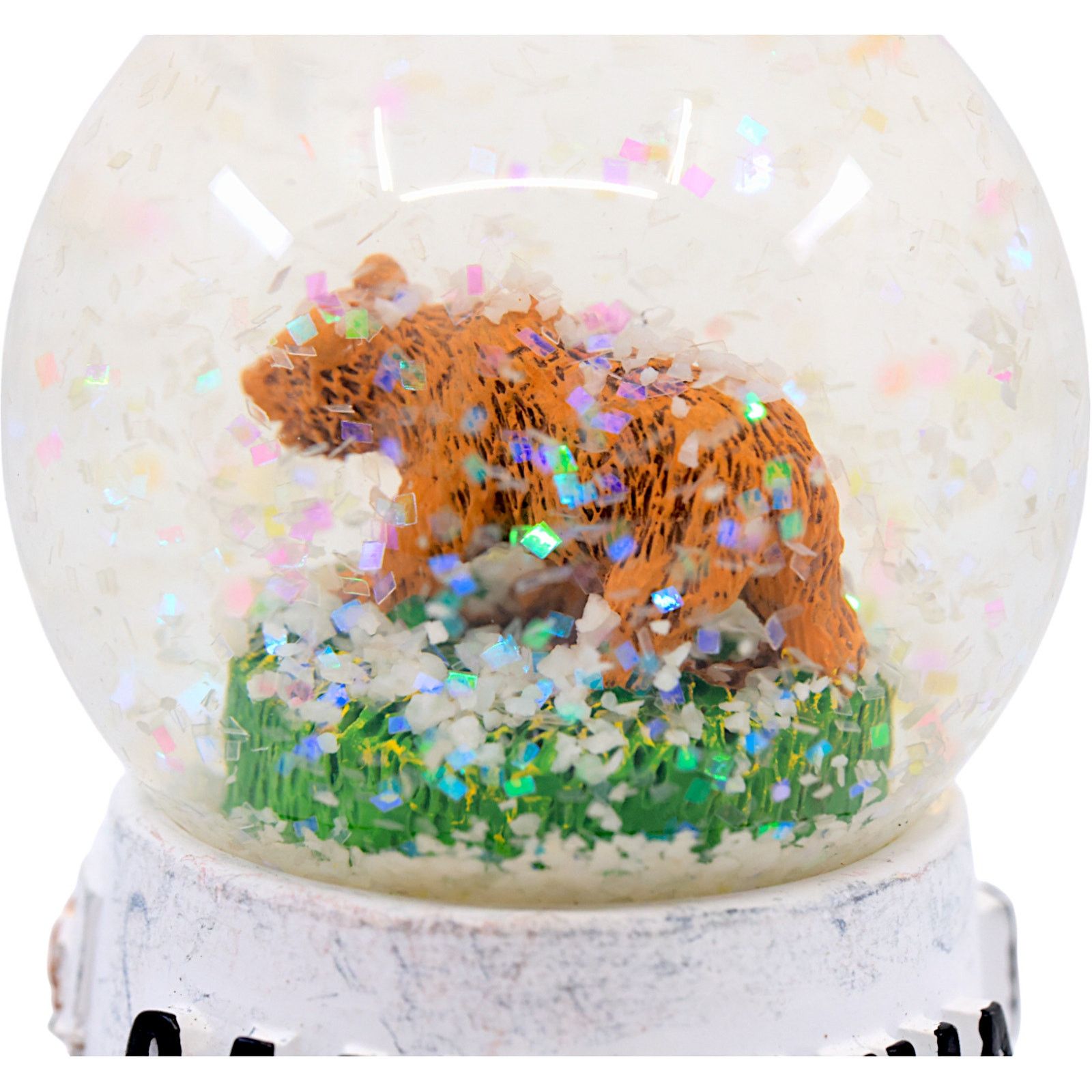 California Republic Carlsbad California Republic Flag Grizzly Bear Snow Globe Size ONE SIZE - 5 Thumbnail