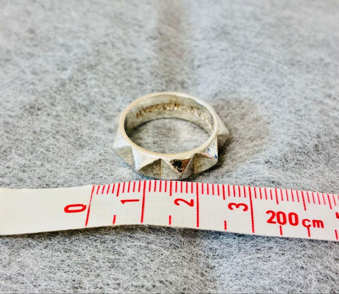 Hysteric Glamour .925 Silver Studded Ring Size ONE SIZE - 1 Thumbnail