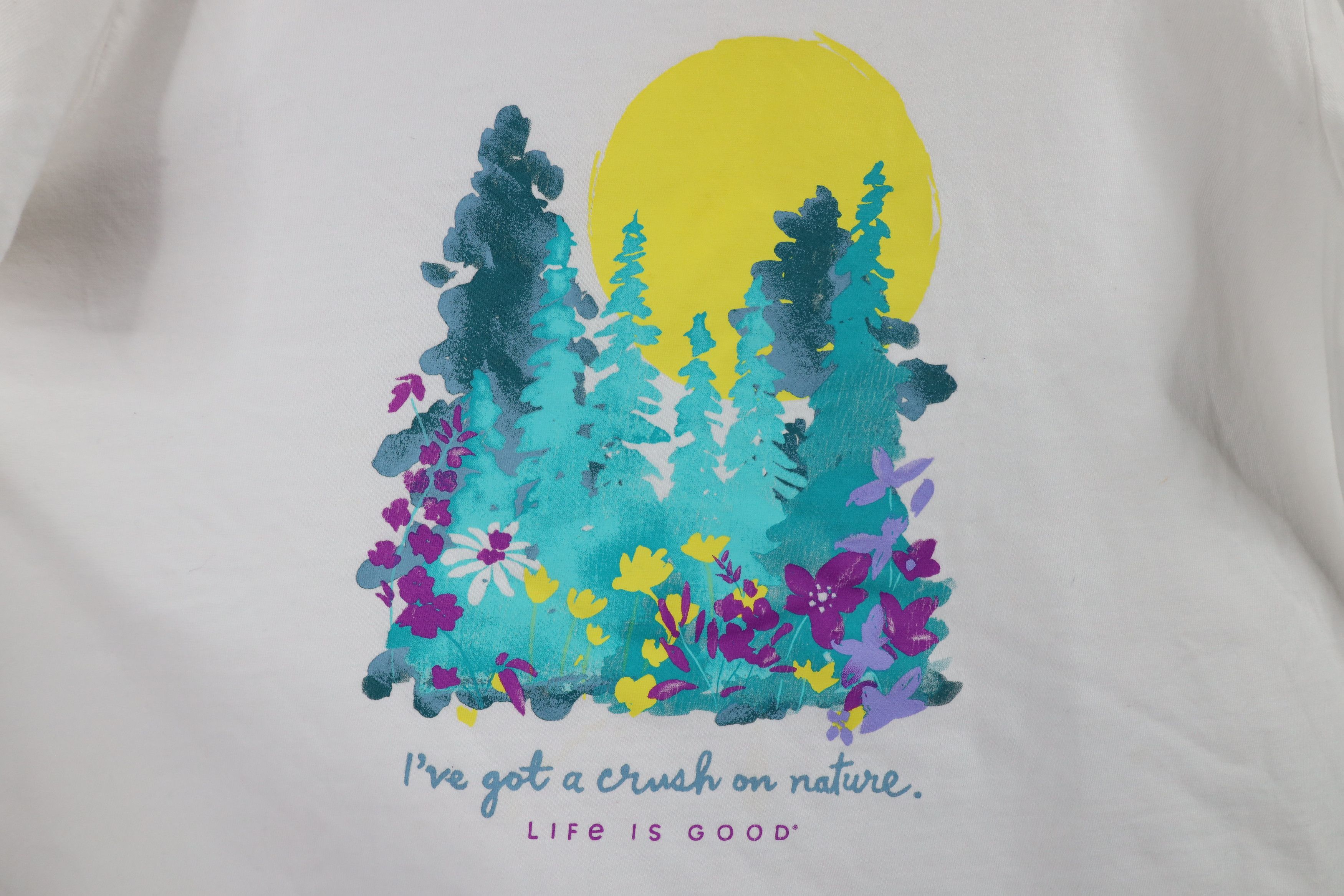 Life is Good × Vintage Life Is Good I've Got A Crush On Nature Crusher T-Shirt Size XL / US 12-14 / IT 48-50 - 4 Thumbnail