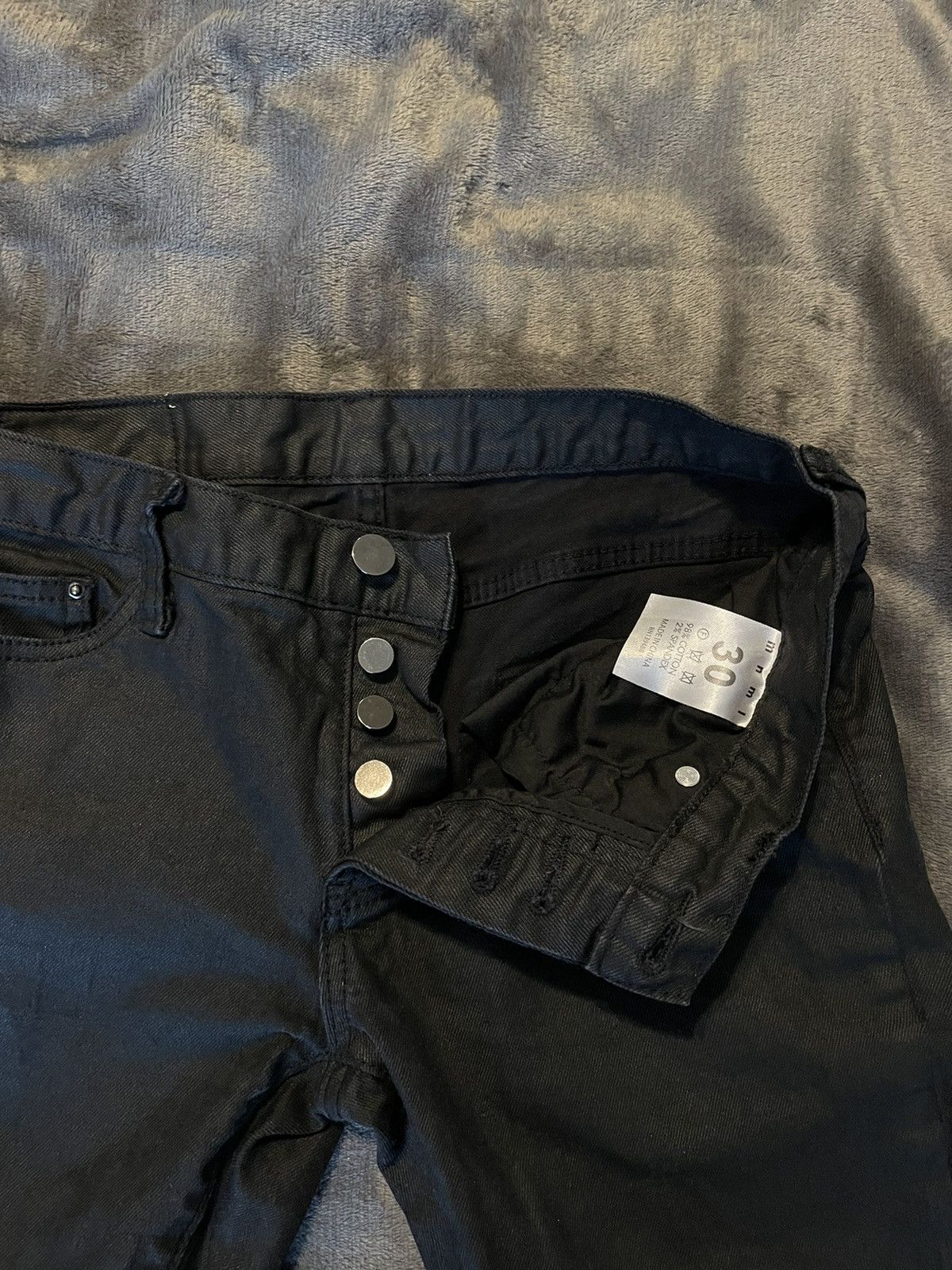 MNML Waxed Leather Slim MNML Pants Size US 30 / EU 46 - 1 Thumbnail