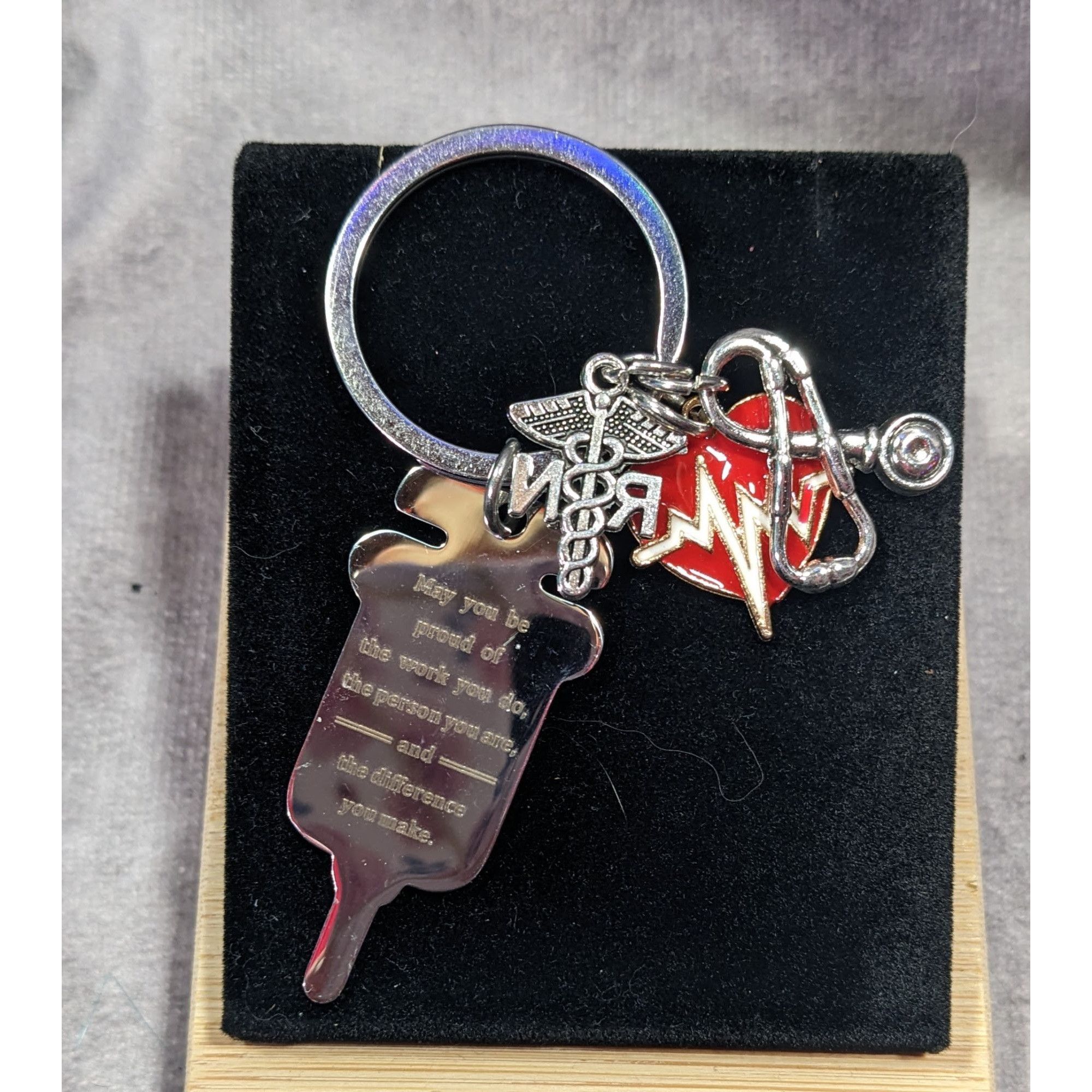 Other RN Nursing Motivational Multi Charm Keychain Size ONE SIZE - 4 Thumbnail