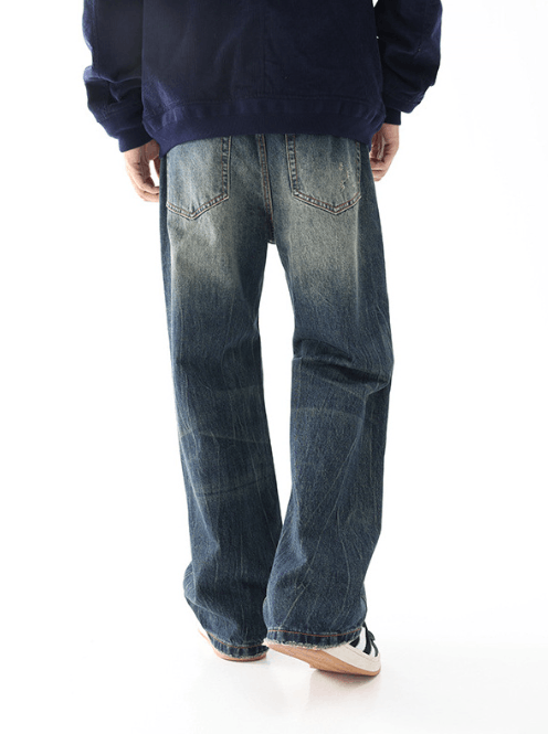 Japanese Brand Trendy street retro loose distressed flared jeans y2k Size US 32 / EU 48 - 2 Thumbnail