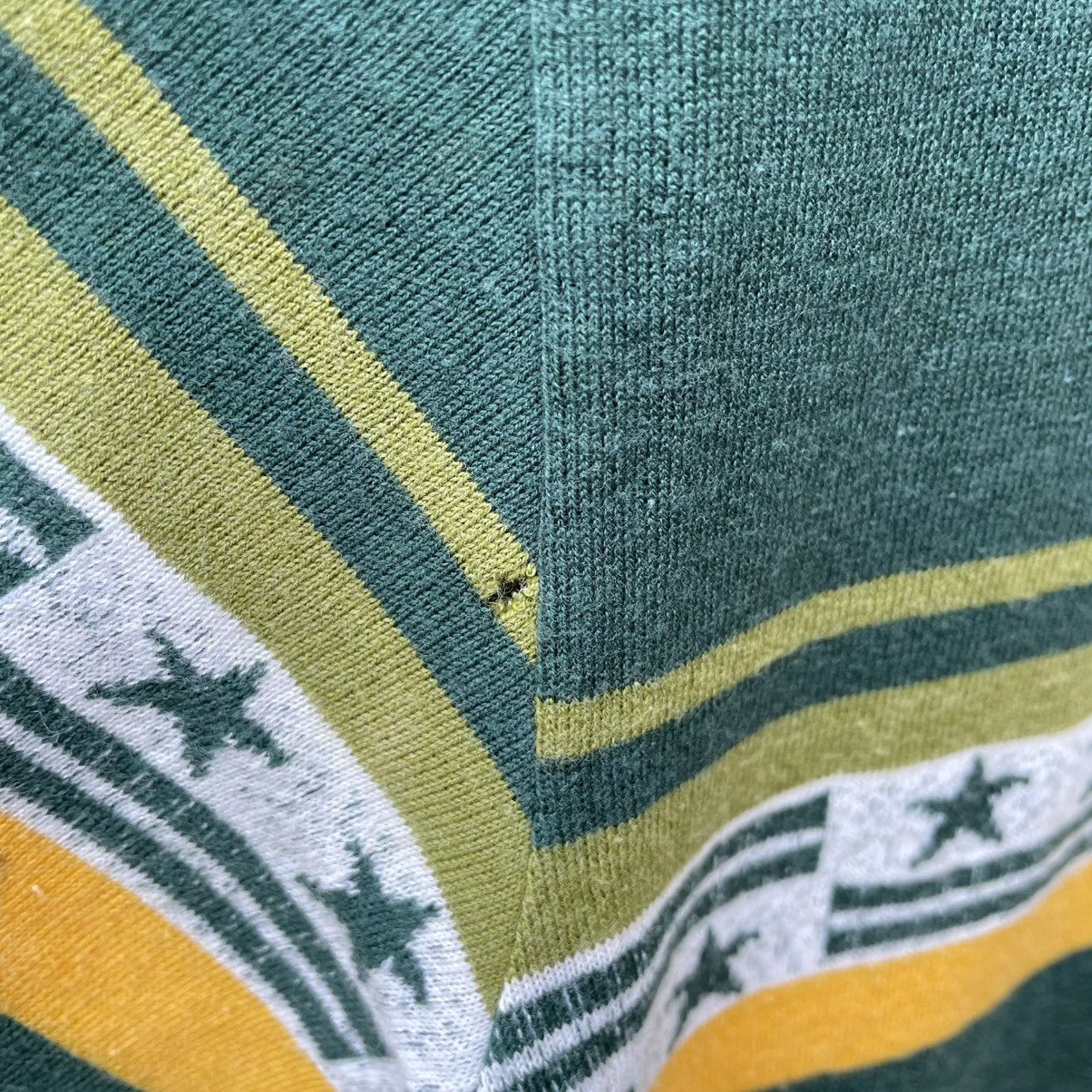 Vintage 🔥🇯🇵Vintage Retro Japan Made Striped Star Tee Size US M / EU 48-50 / 2 - 7 Thumbnail