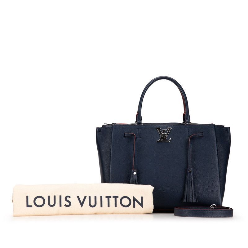 Louis Vuitton Louis Vuitton Louis Vuitton Lockme Handbag Calf Leather M54571 Leather Handbag M54571 in Great Condition Size ONE SIZE - 1 Thumbnail