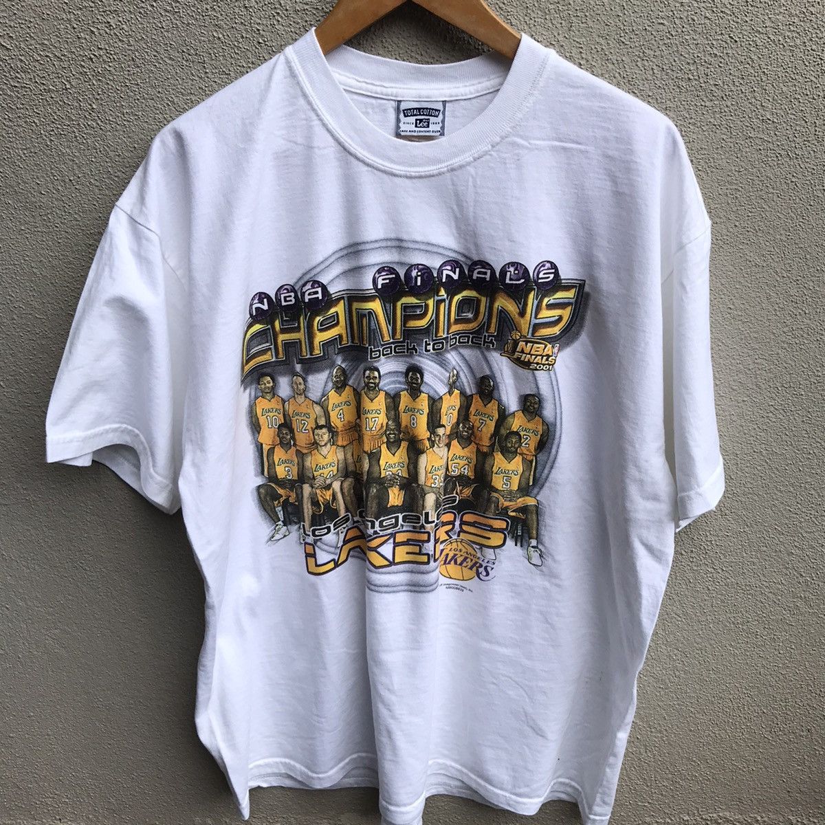 NBA × Vintage Vintage LA LAKERS champion tee nba kobe bryant Size US XL / EU 56 / 4 - 2 Thumbnail