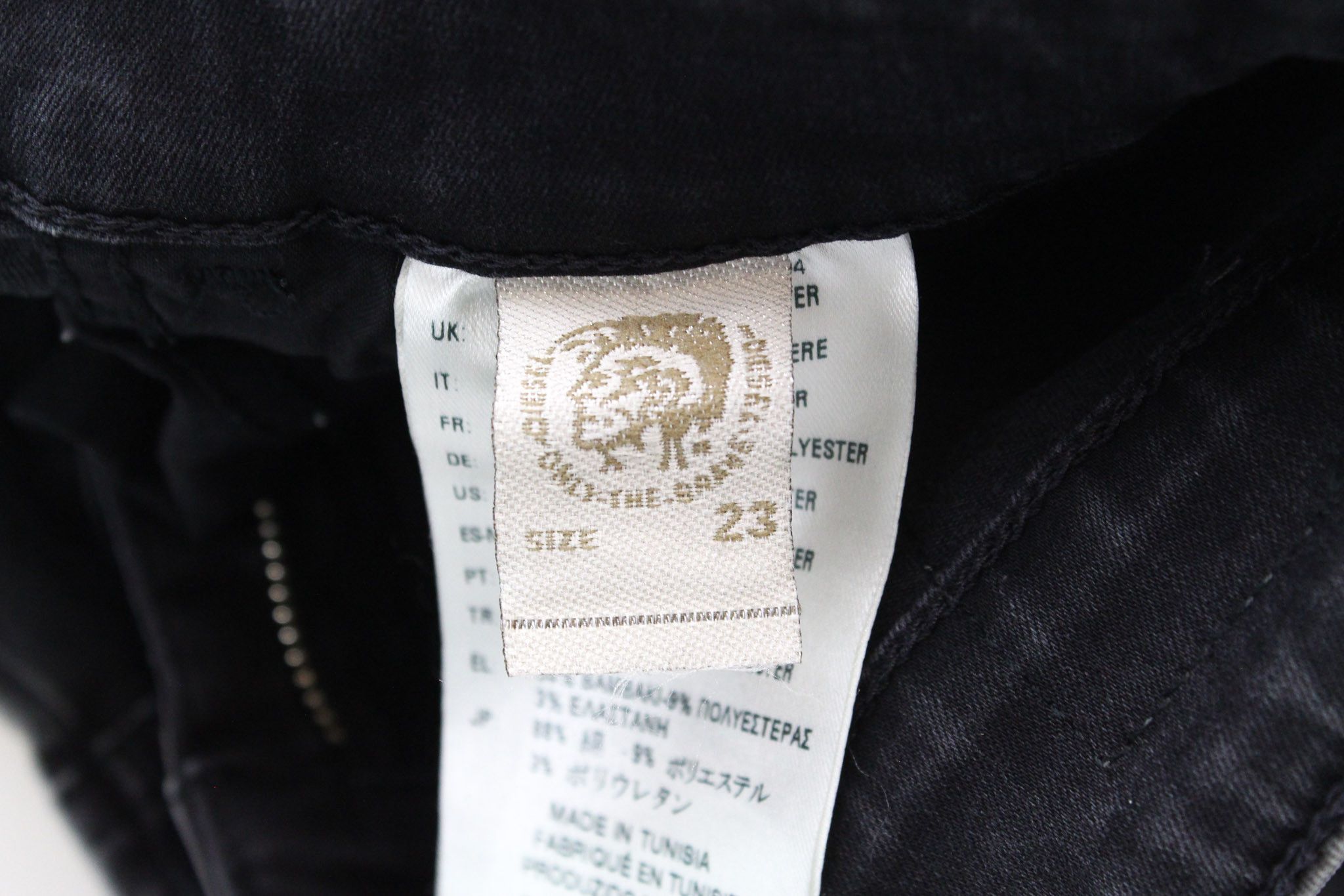 Diesel SLANDY 0680I W23/L32 Grey Girls Jeans 71847 Size 23" - 7 Thumbnail
