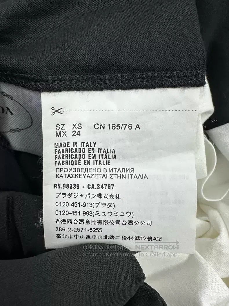 Prada Prada Striped color block letter logo long-sleeved T-shirt Size US XS / EU 42 / 0 - 4 Thumbnail