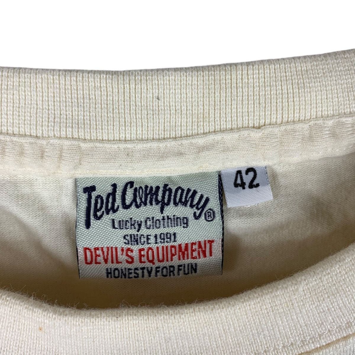 Tedman Vintage 90s Tedman's Lucky Red Devil Japanese Streetwear Tee Size US M / EU 48-50 / 2 - 4 Thumbnail