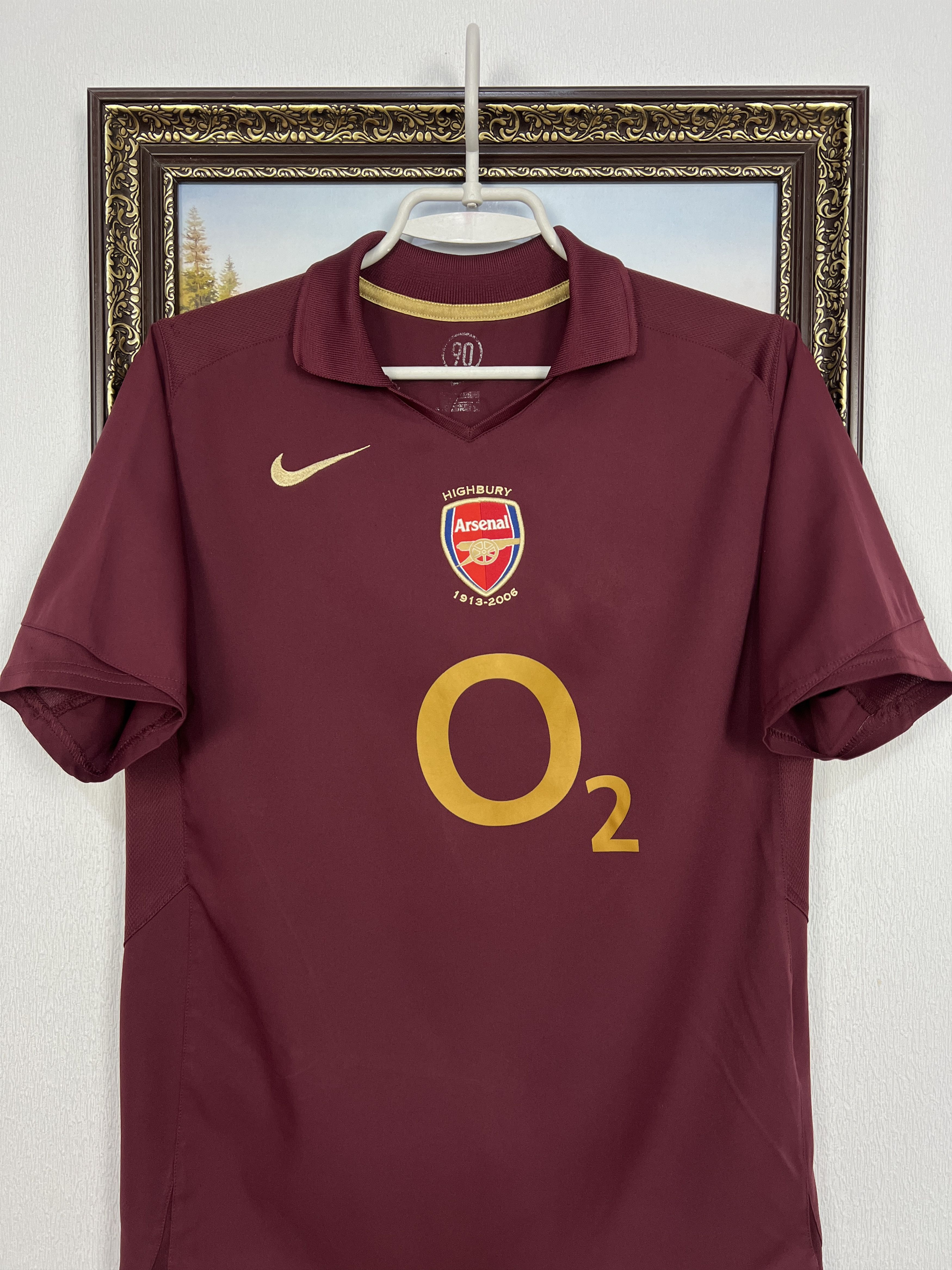 Nike Arsenal Home football shirt 2005 Nike #3 Cole o2 Boys Size US XS / EU 42 / 0 - 5 Thumbnail