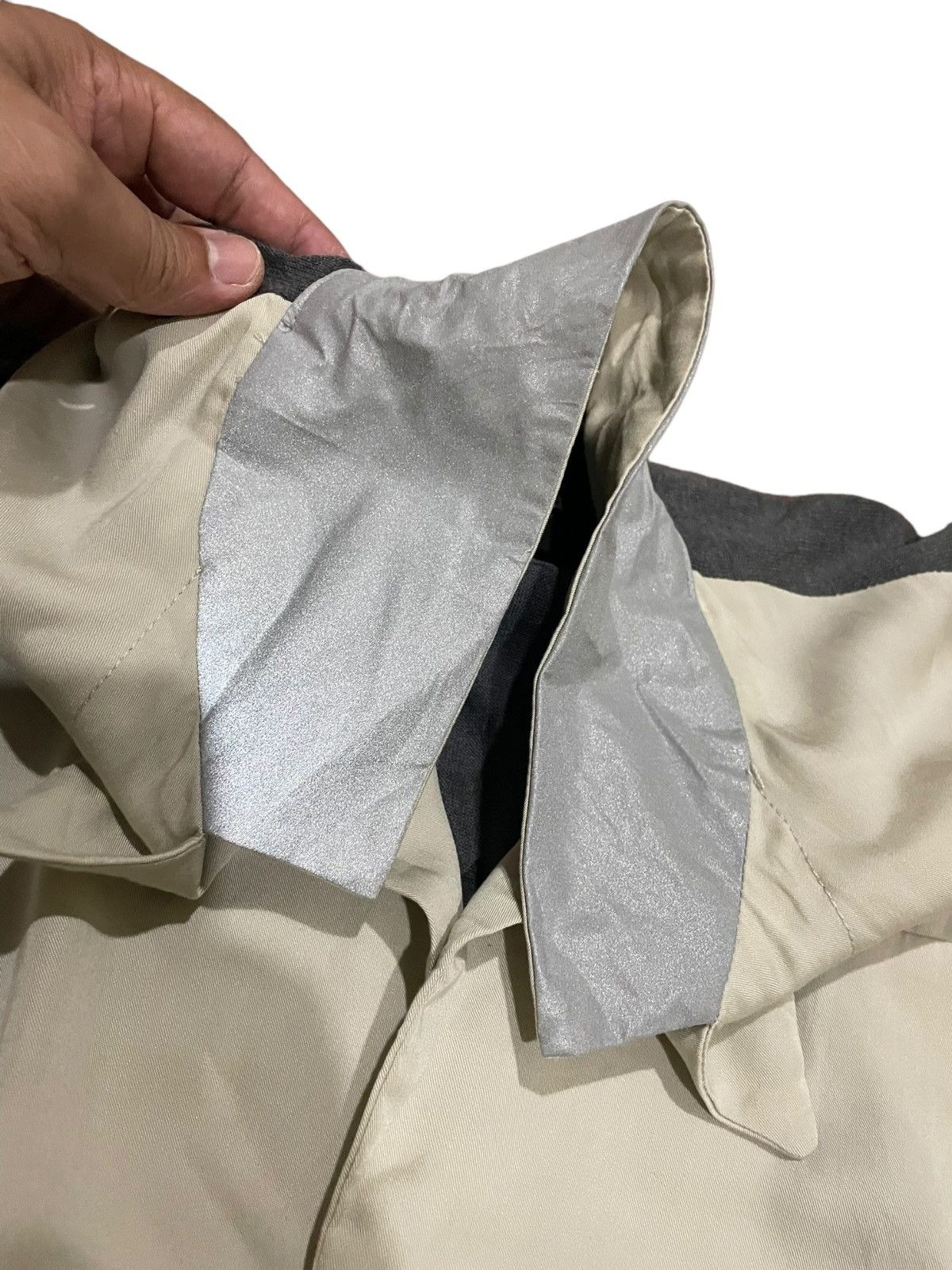 CABANE de ZUCCa Issey Miyake Zucca Double Tone Reflective Collar Jacket Size M / US 6-8 / IT 42-44 - 17 Thumbnail