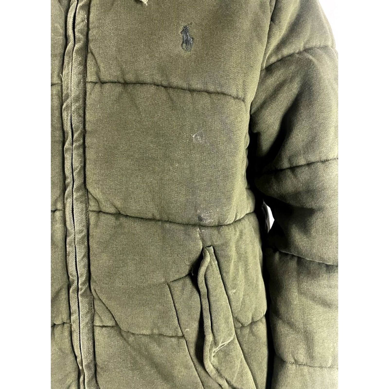 Polo Ralph Lauren Polo Ralph Lauren Mens Hooded Jacket Olive Green Long Sleeve Parka Coat Size L Size US L / EU 52-54 / 3 - 6 Thumbnail