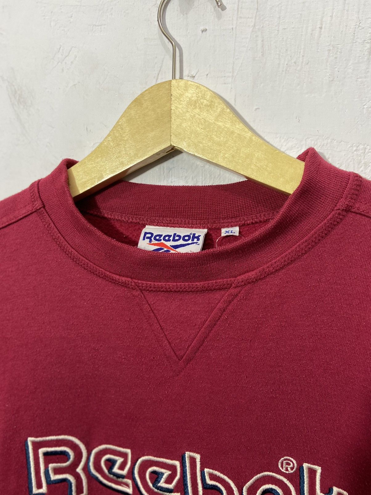 Reebok Vintage Reebok Embroidered Logo SpellOut Sweatshirt Size US XL / EU 56 / 4 - 6 Thumbnail