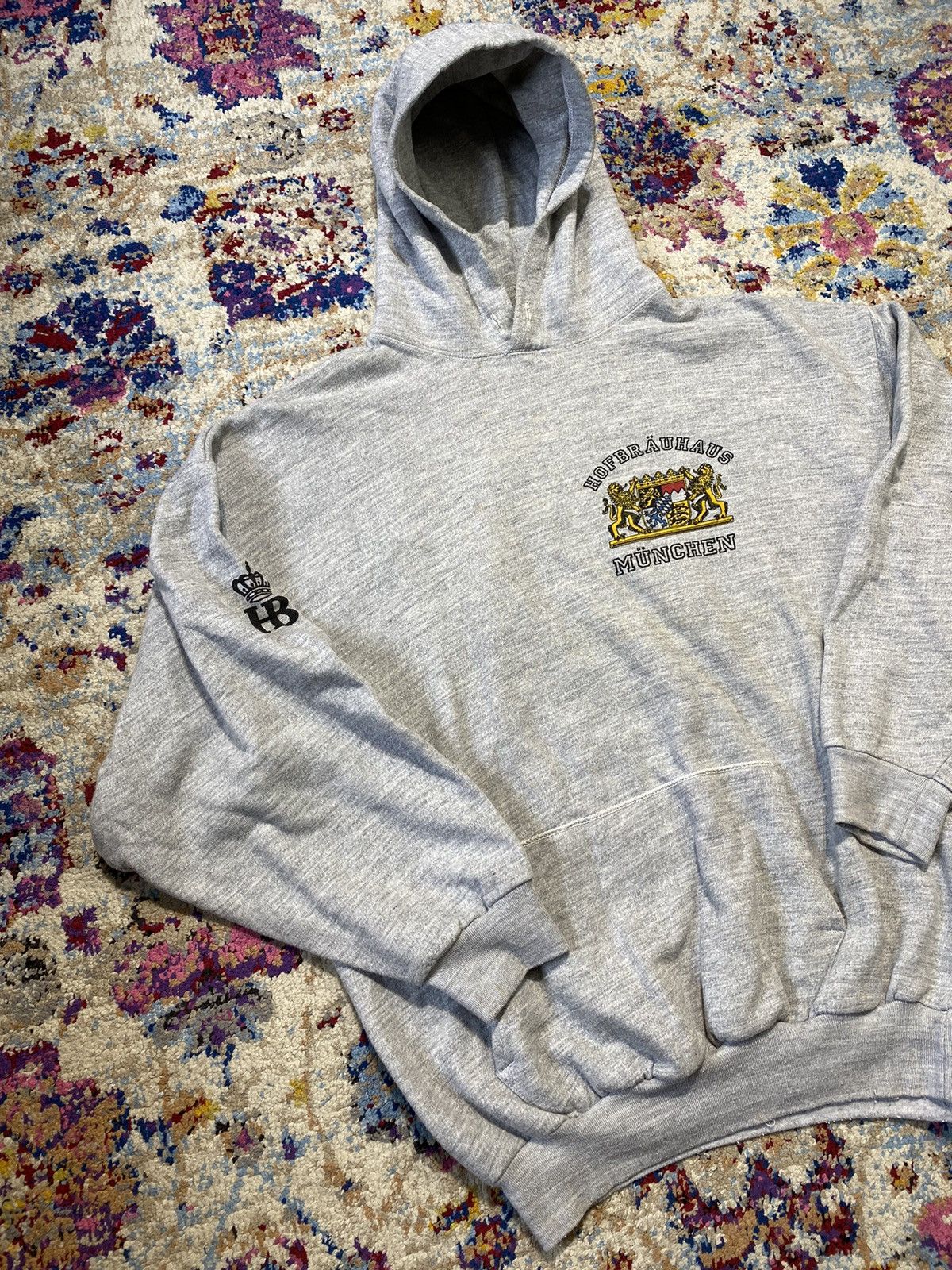 Vintage Vintage Germany Hofbrauhaus Munchen Oversized Pullover Size US XL / EU 56 / 4 - 2 Thumbnail