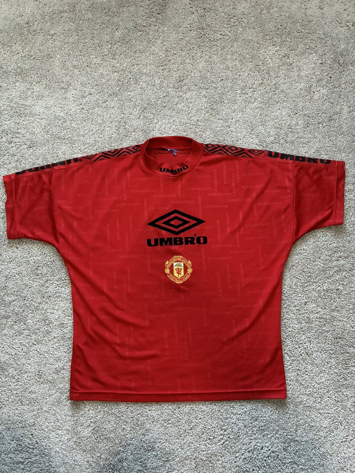 Umbro 90s Manchester United Training Kit Size US L / EU 52-54 / 3 - 1 Thumbnail
