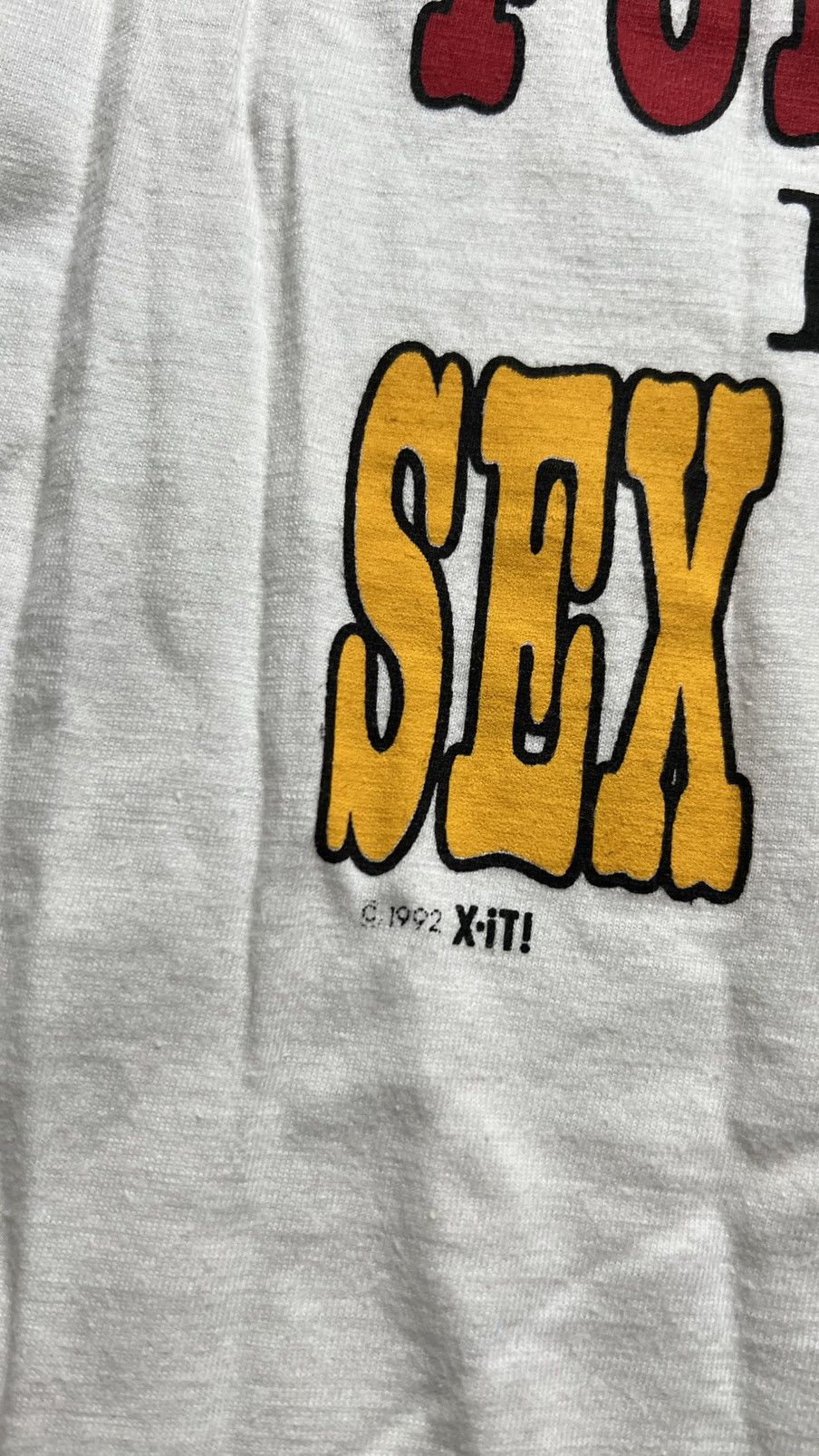 Other 1992 Not a Beer belly Fuel tank for sex machine humor tee Size US XL / EU 56 / 4 - 4 Thumbnail